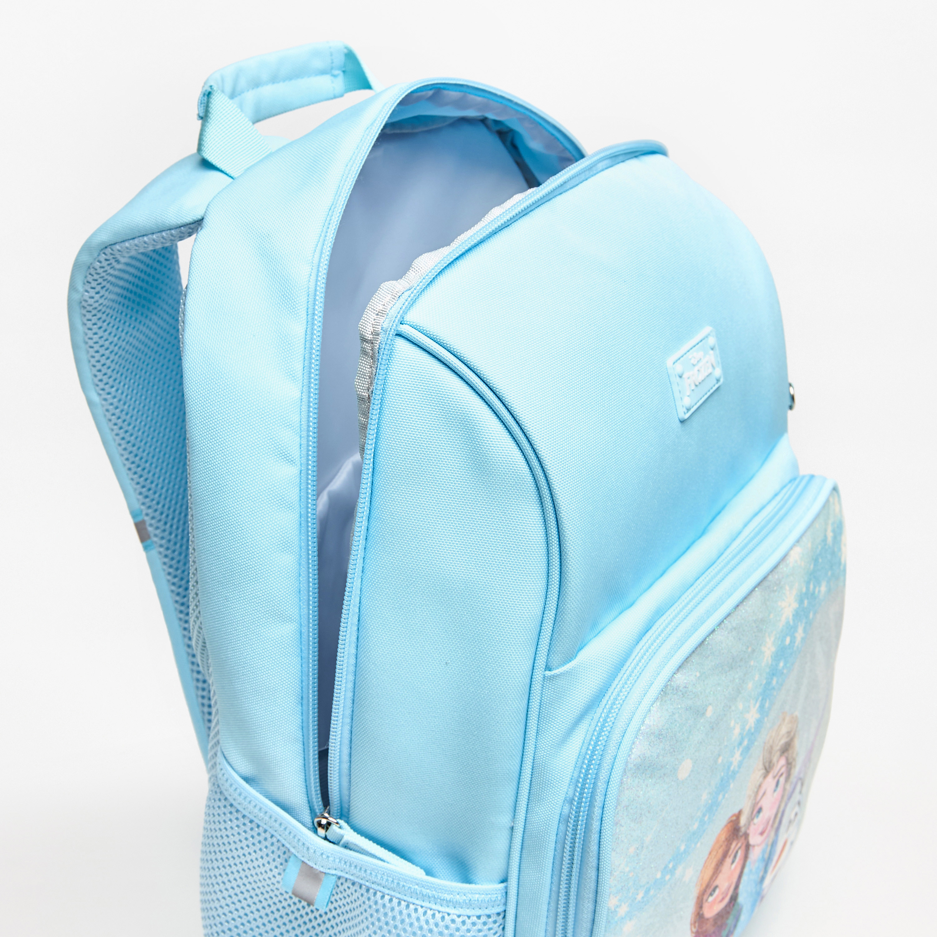 شنطة ظهر بحمالات قابلة للتعديل وسحاب إغلاق وطبعات فروزن من ديزني - 41x31x13-school-bagsandbackpacks-backpacks-image-4