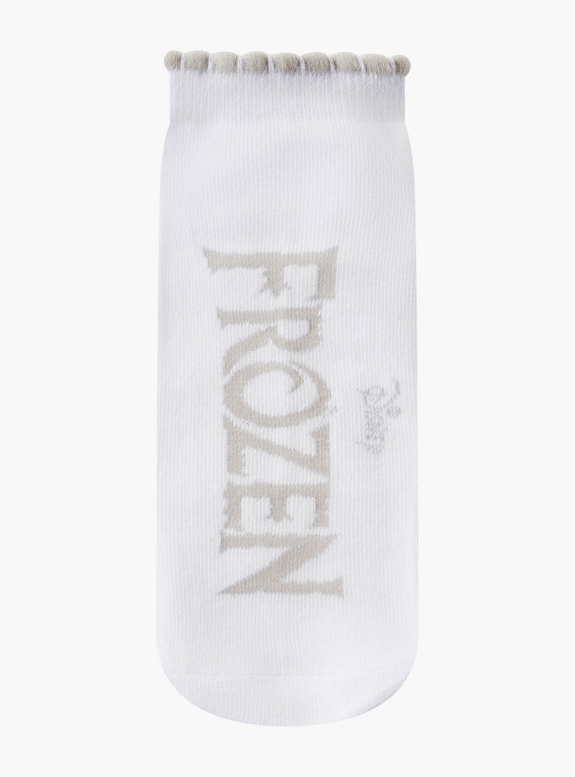 طقم جوارب ديزني للبنات بطول الكاحل 5 قطع-girls-accessories-socks-image-2