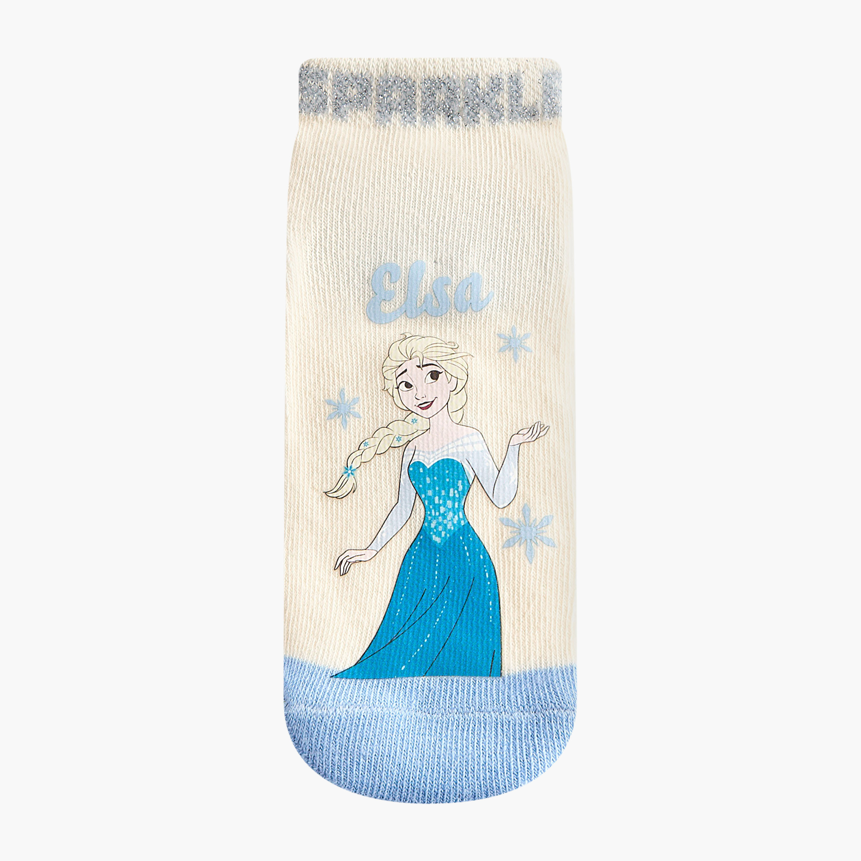 طقم من 5 - جوارب طول الكاحل بطبعات للبنات من ديزني-girls-accessories-socks-image-2