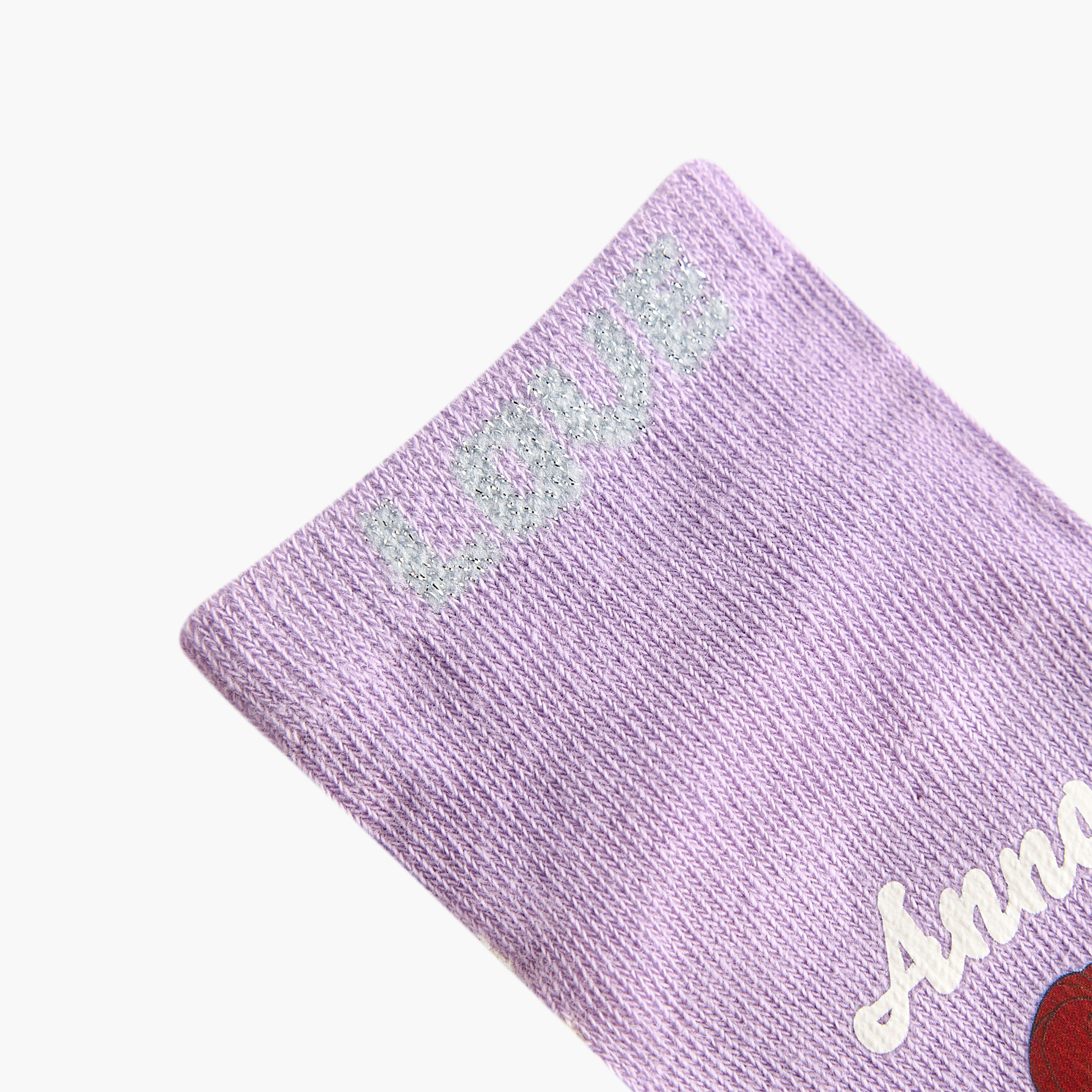طقم من 5 - جوارب طول الكاحل بطبعات للبنات من ديزني-girls-accessories-socks-image-4
