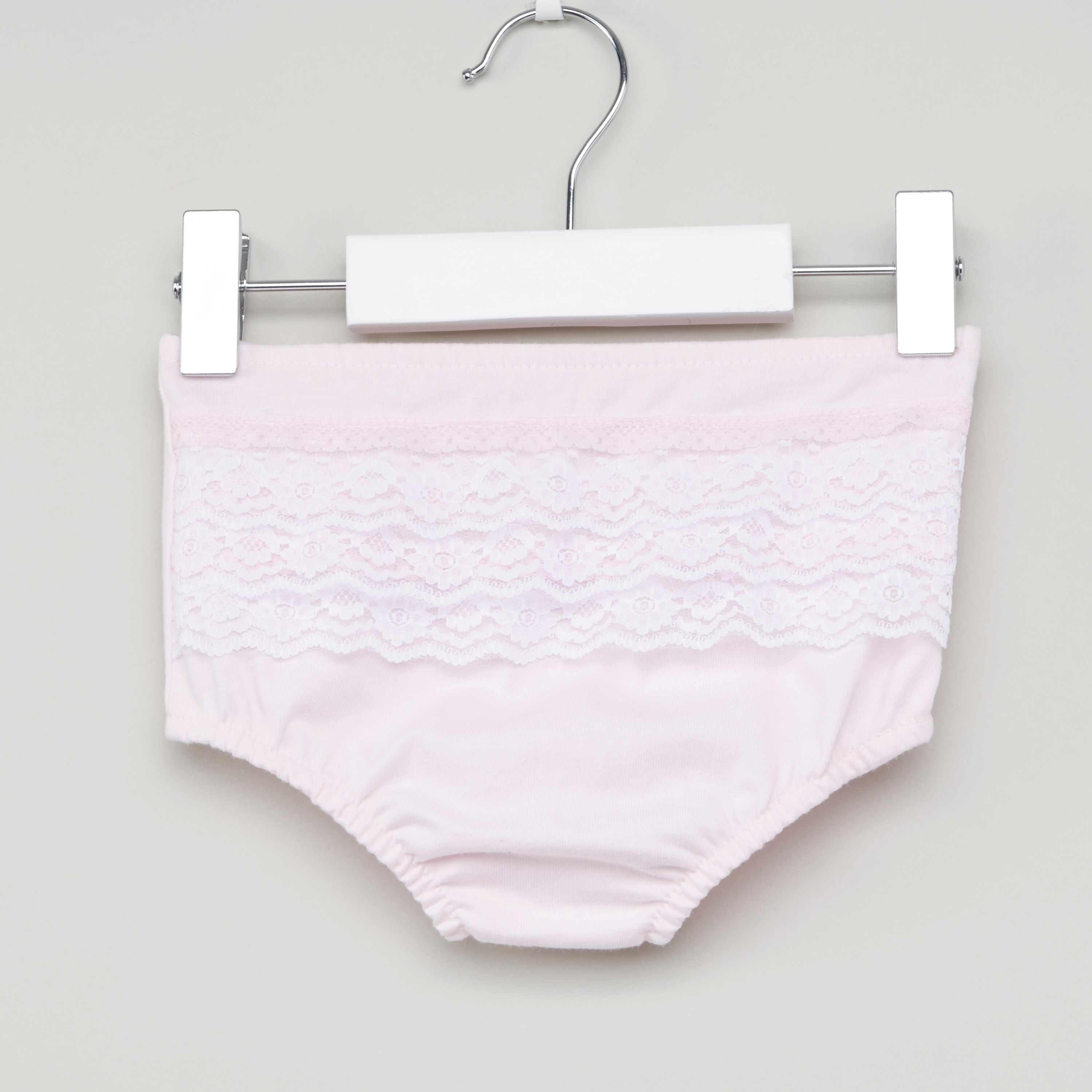 Juniors Lace Detail Briefs with Elasticised Waistband-baby-girls-clothing-innerwear-image-1