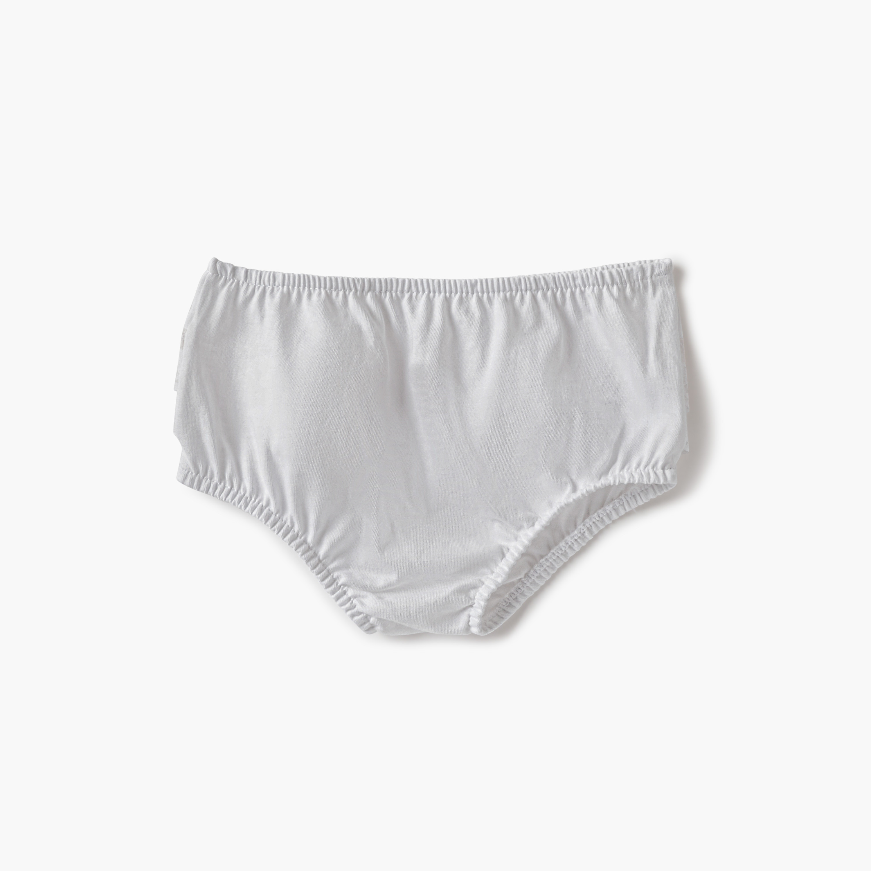 Juniors Solid Briefs with Lace Detail - Set of 3-baby-girls-clothing-innerwear-image-3
