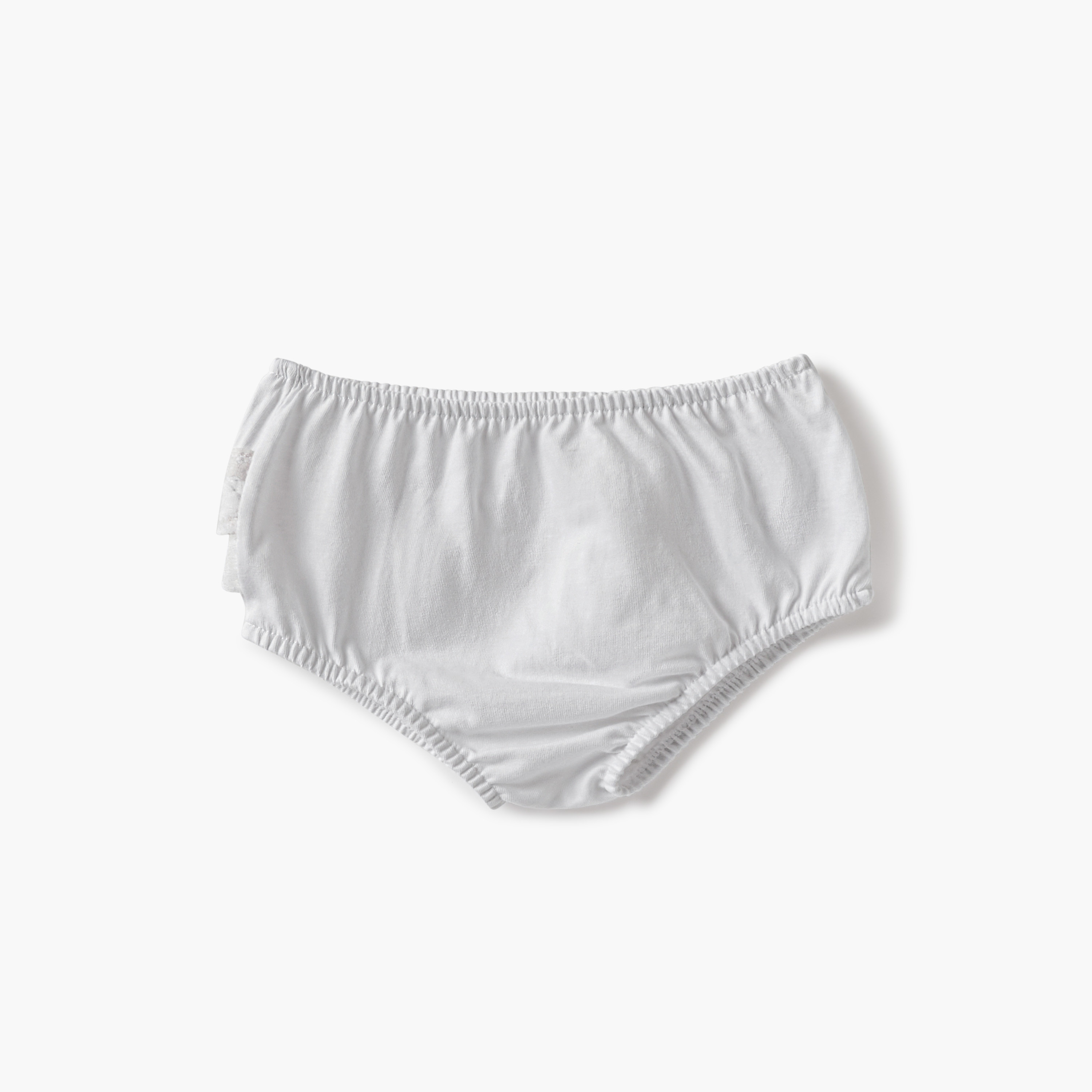 Juniors Solid Briefs with Lace Detail - Set of 3-baby-girls-clothing-innerwear-image-4