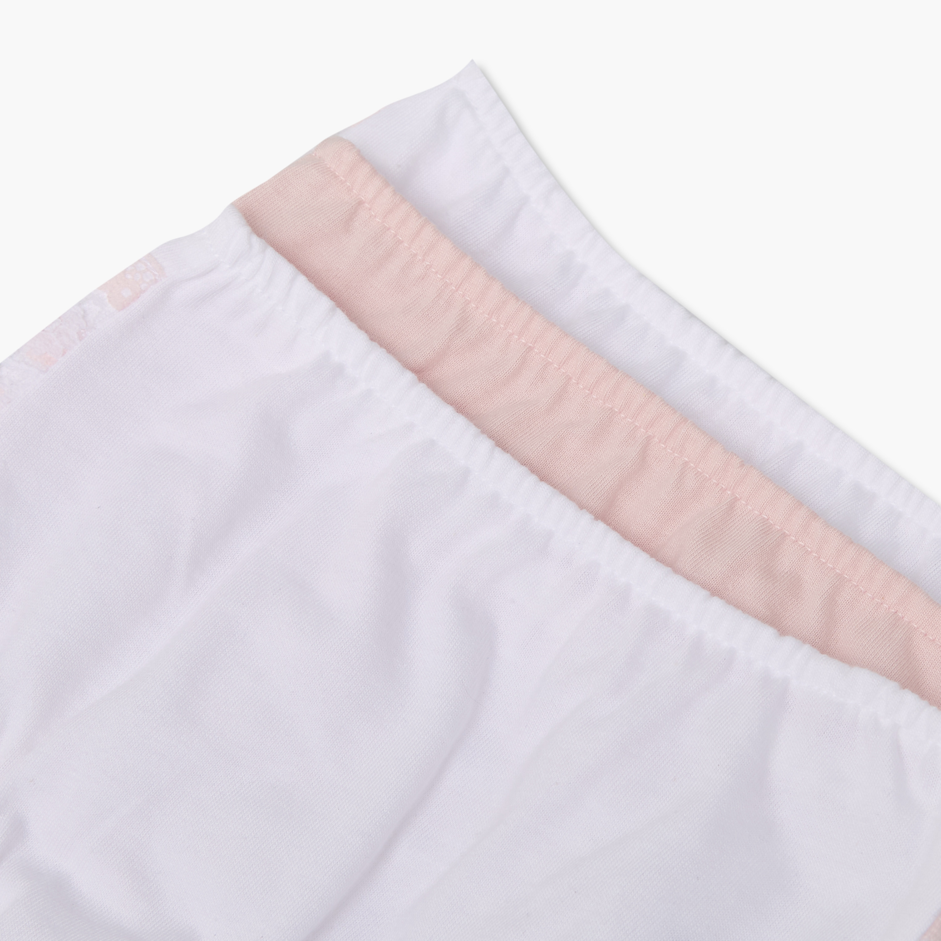 سراويل داخلية سادة بتفاصيل دانتيل من جونيورز- طقم من 3 قطع-baby-girls-clothing-innerwear-image-7