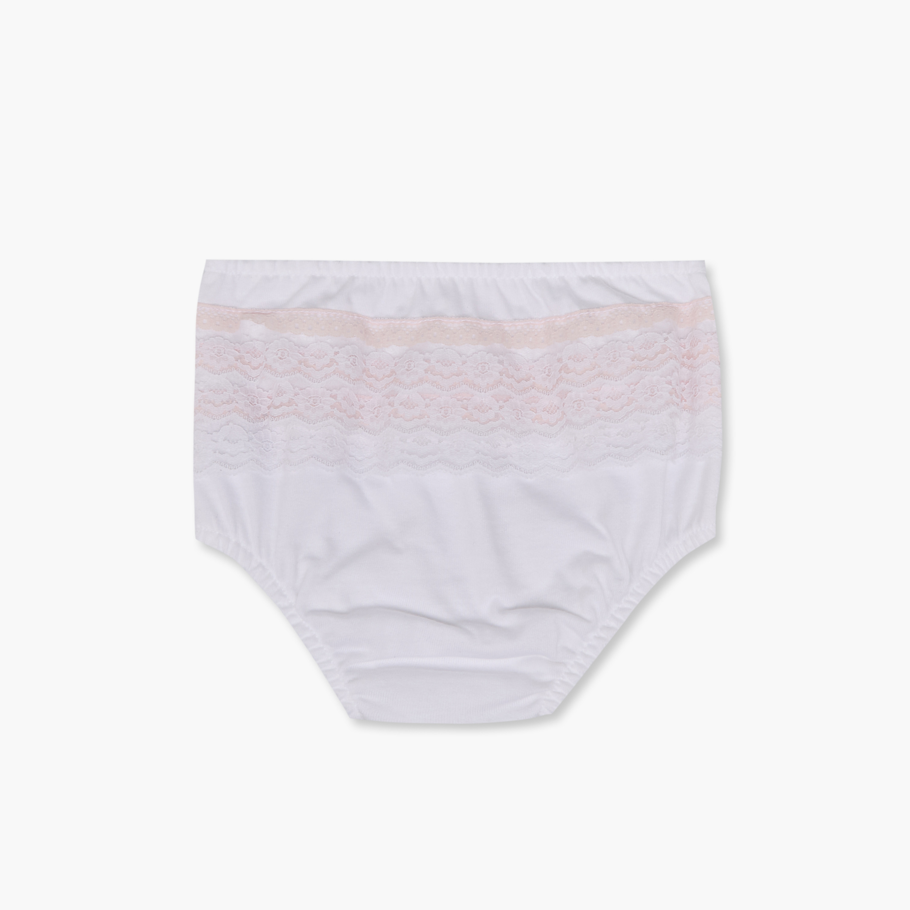 سراويل داخلية سادة بتفاصيل دانتيل من جونيورز- طقم من 3 قطع-baby-girls-clothing-innerwear-image-9