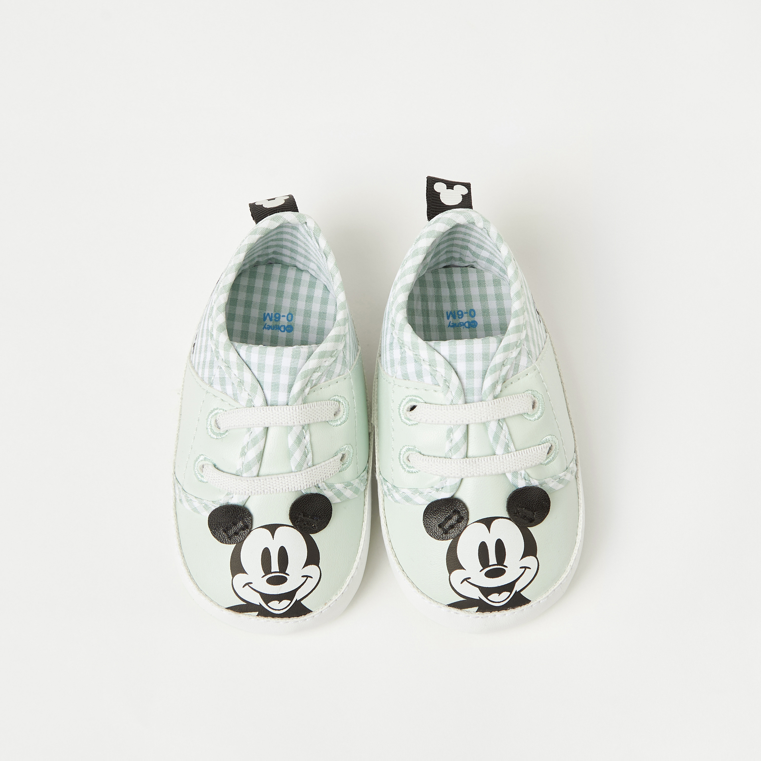 Disney Mickey Mouse Print Lace-Up Booties-baby-boys-shoes-closedshoes-image-5