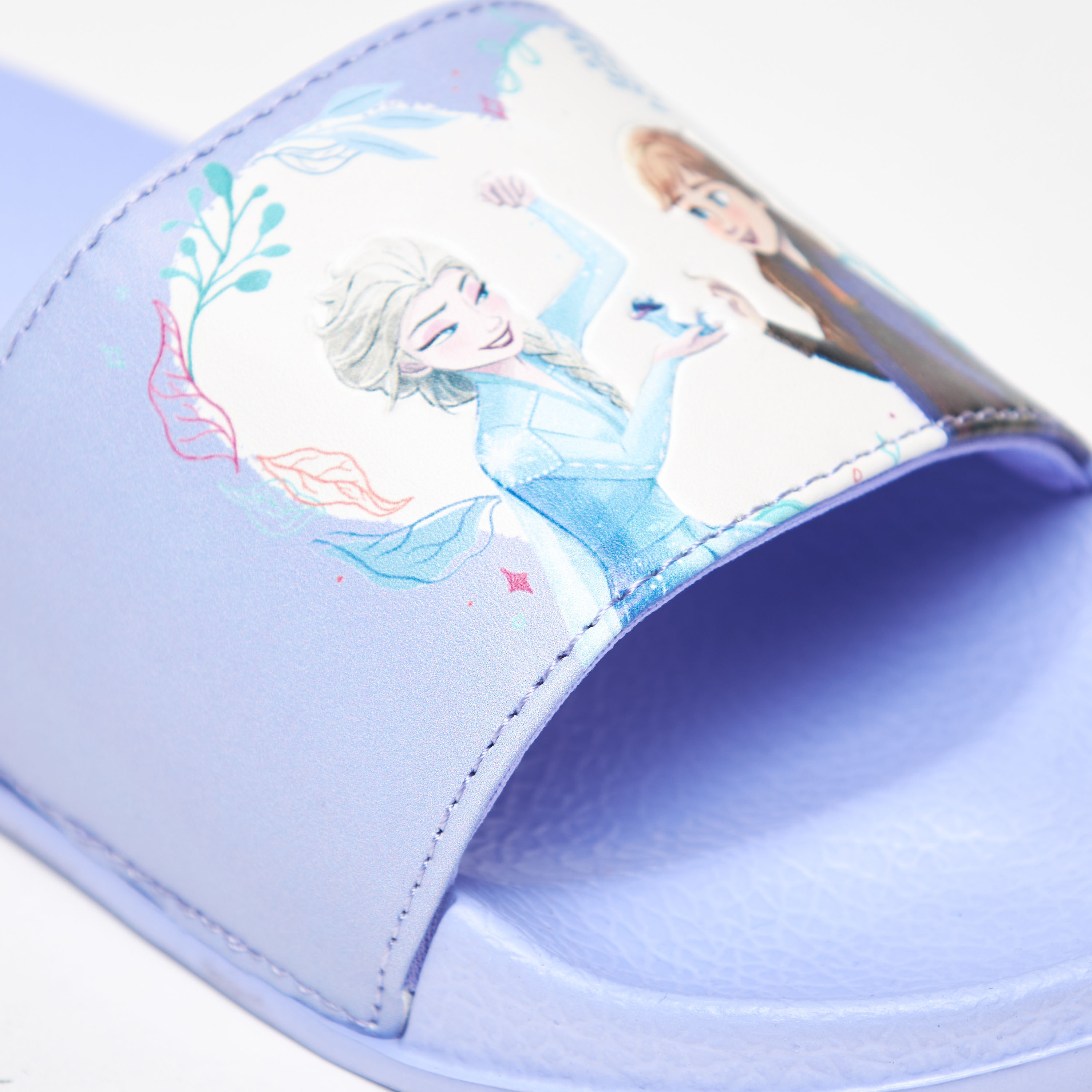 Shop Frozen Print Open Toe Slide Slippers Online Splash Kuwait