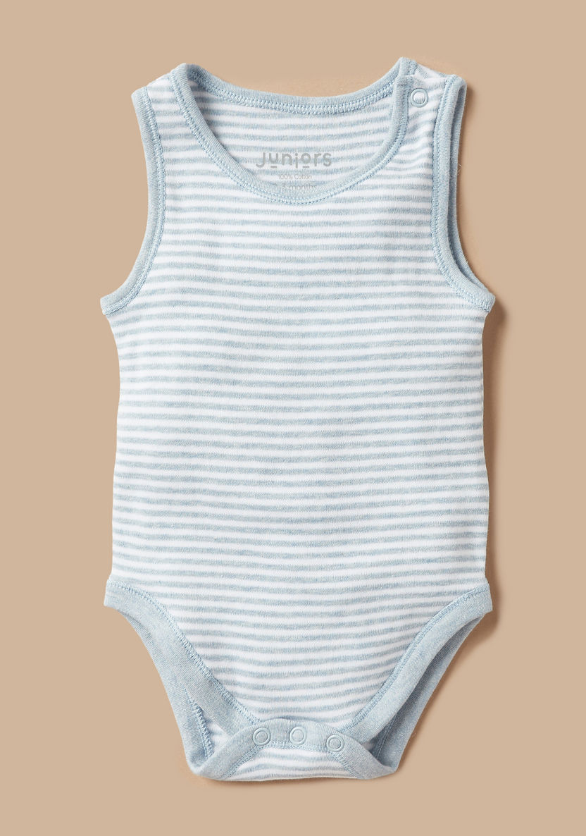 Juniors All-Over Print Sleeveless Bodysuit - Set of 2-Bodysuits-image-1