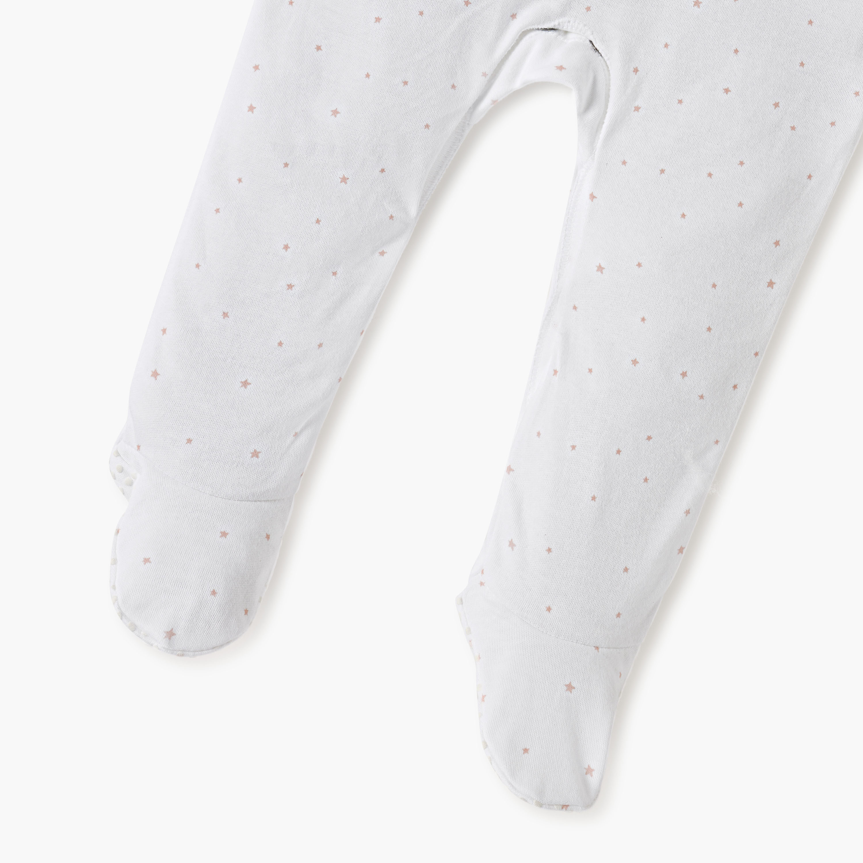 Juniors Embroidered Closed Feet Sleepsuit with Long Sleeves-baby-girls-clothing-nightwear-sleepsuits-image-5