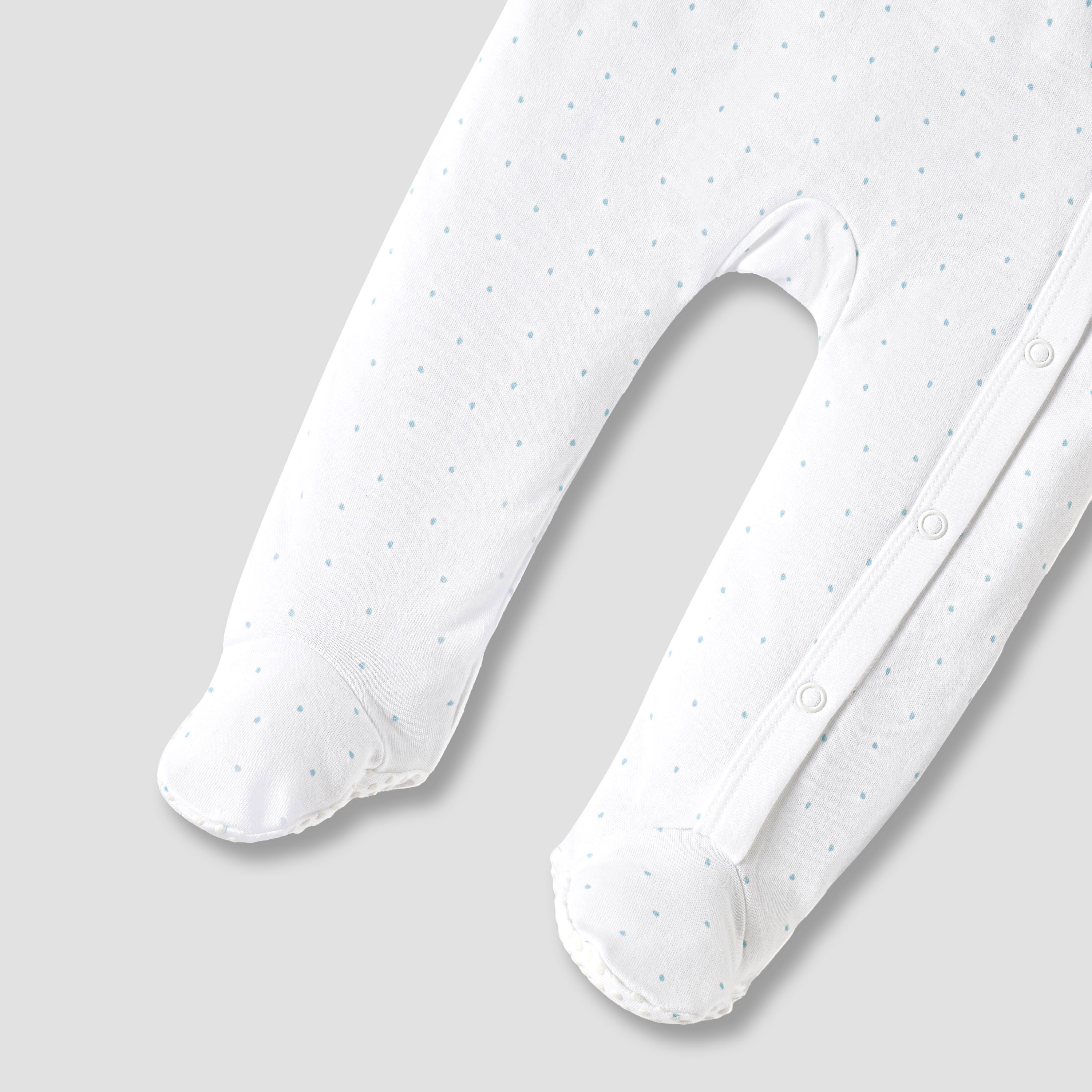 Juniors Embroidered Closed Feet Sleepsuit with Long Sleeves-baby-boys-clothing-nightwear-sleepsuits-image-5