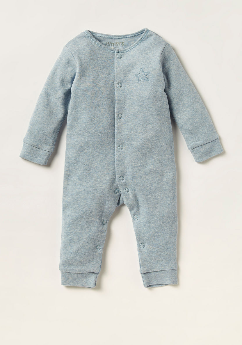 Juniors Assorted Romper with Long Sleeves - Set of 2-Sleepsuits-image-2