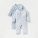 Juniors Assorted Sleepsuit with Long Sleeves and Snap Button Closure - Set of 2-Sleepsuits-thumbnail-0