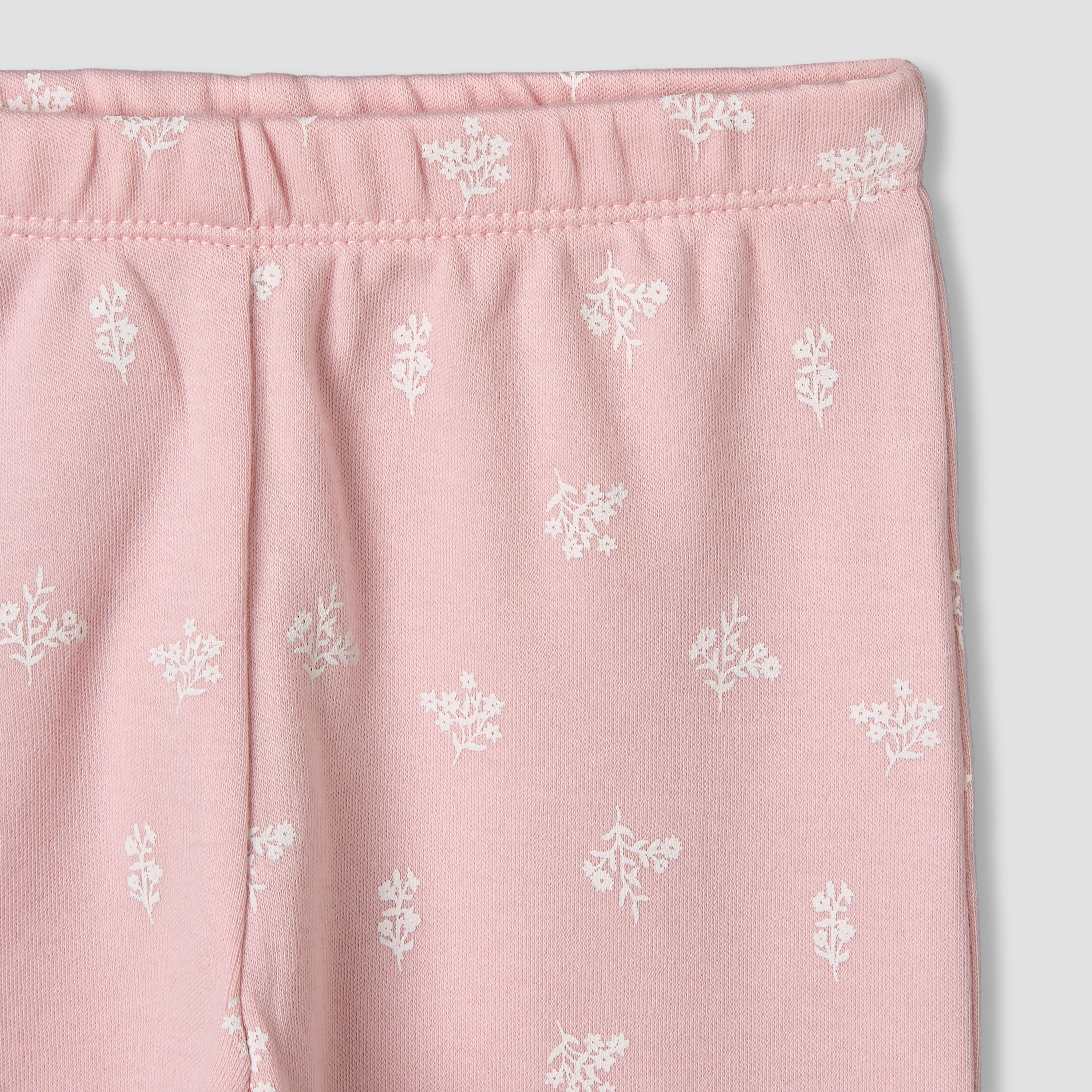 Juniors Cotton Round Neck Long Sleeves Pyjama Set with Floral Print-baby-girls-clothing-nightwear-pyjamasets-image-6