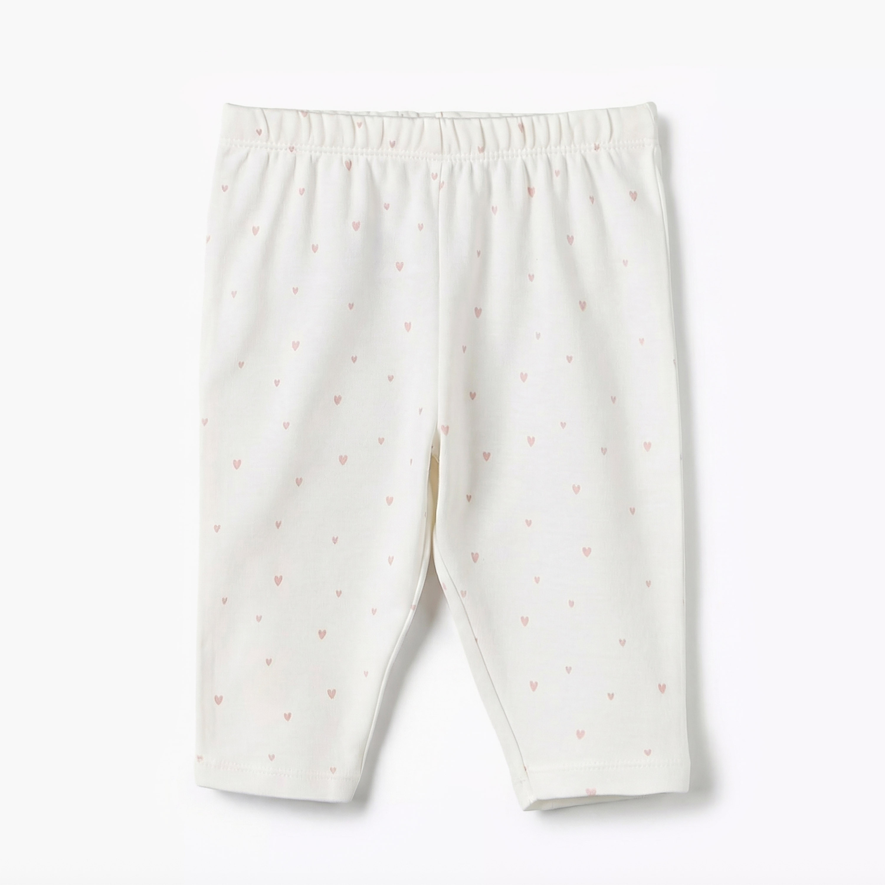 Juniors Cotton Round Neck Long Sleeves Pyjama Set with Heart Print-baby-girls-clothing-nightwear-pyjamasets-image-3