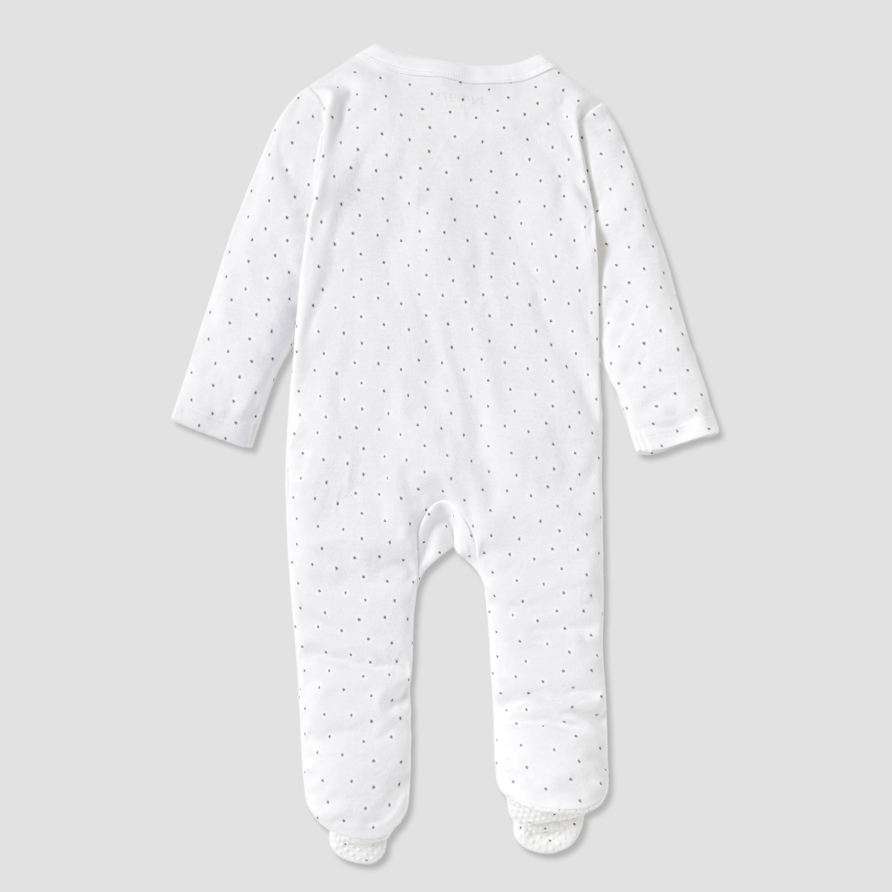 Juniors Embroidered Closed Feet Sleepsuit with Long Sleeves-baby-boys-clothing-nightwear-sleepsuits-image-3