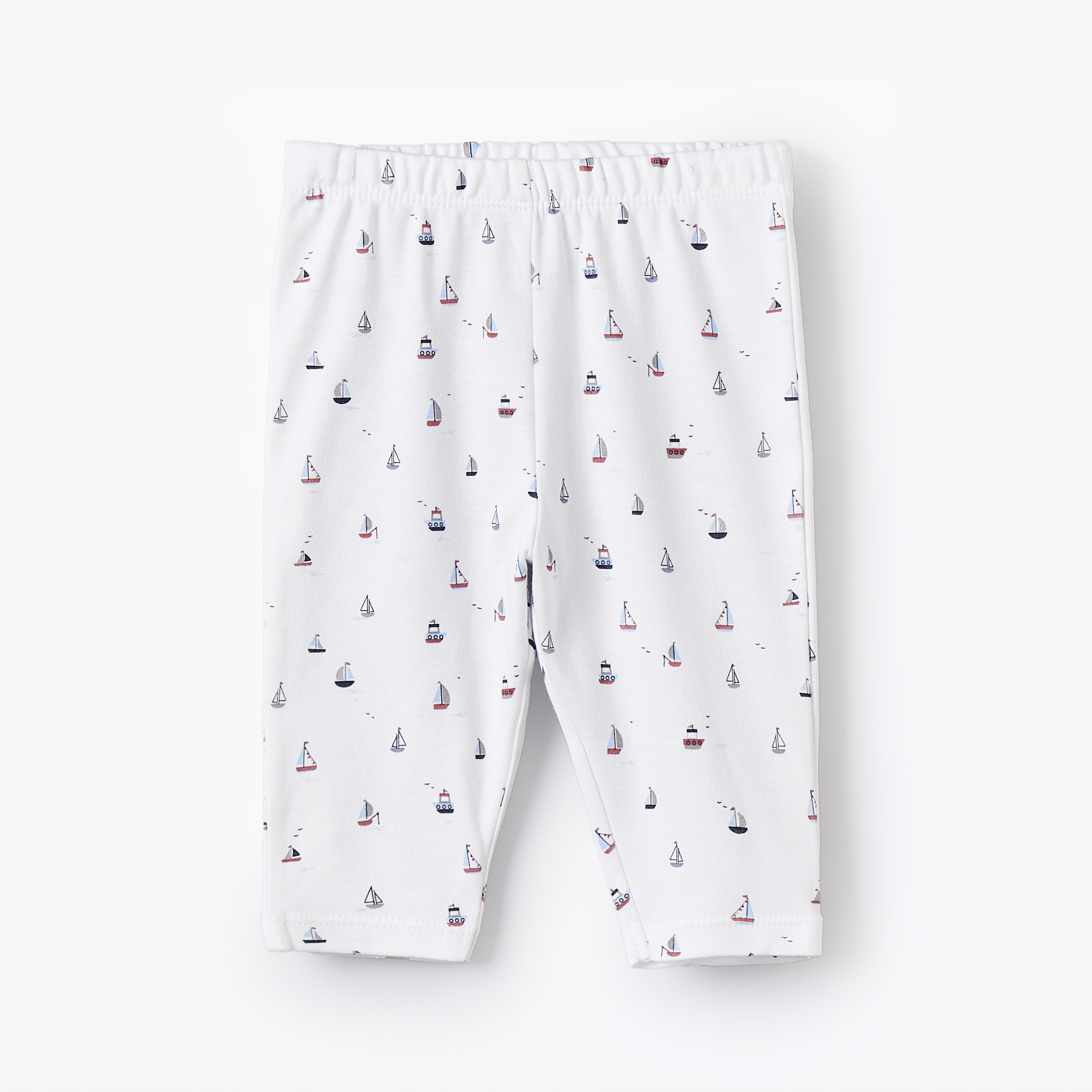 Juniors Cotton Round Neck Long Sleeves Pyjama Set with Boat Print-baby-boys-clothing-nightwear-pyjamasets-image-3
