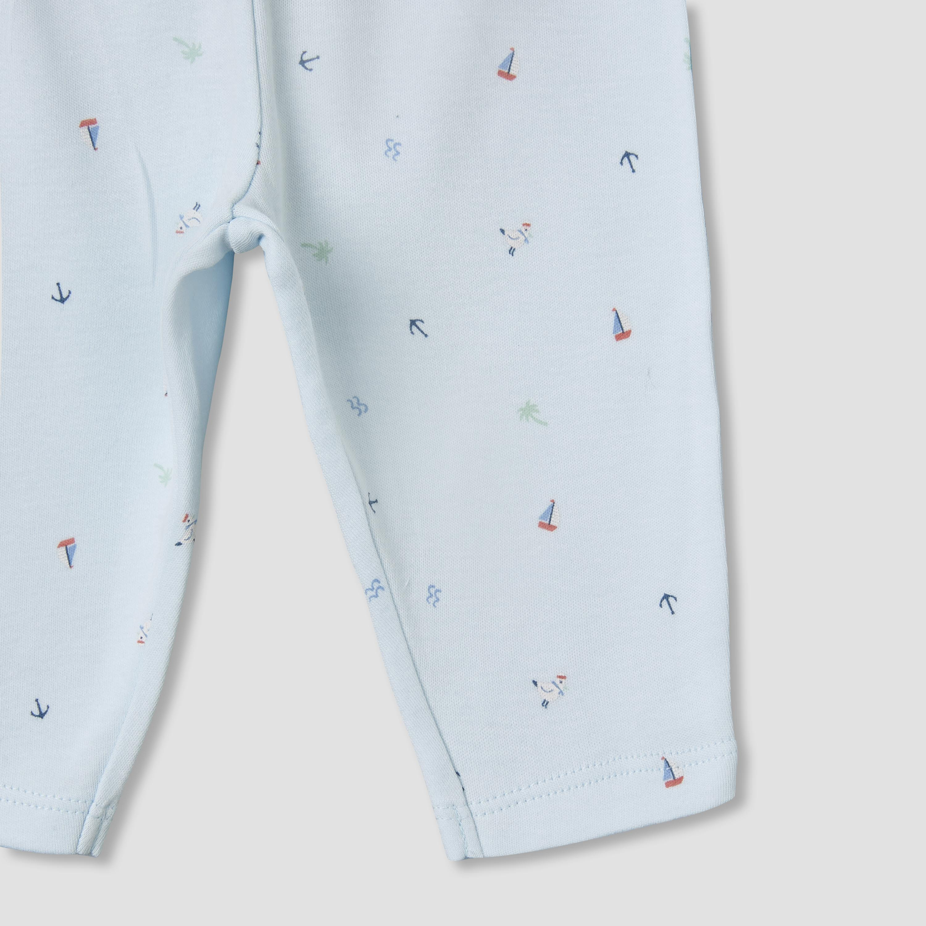 Juniors Cotton Round Neck Long Sleeves Pyjama Set with Nautical Print-baby-boys-clothing-nightwear-pyjamasets-image-7