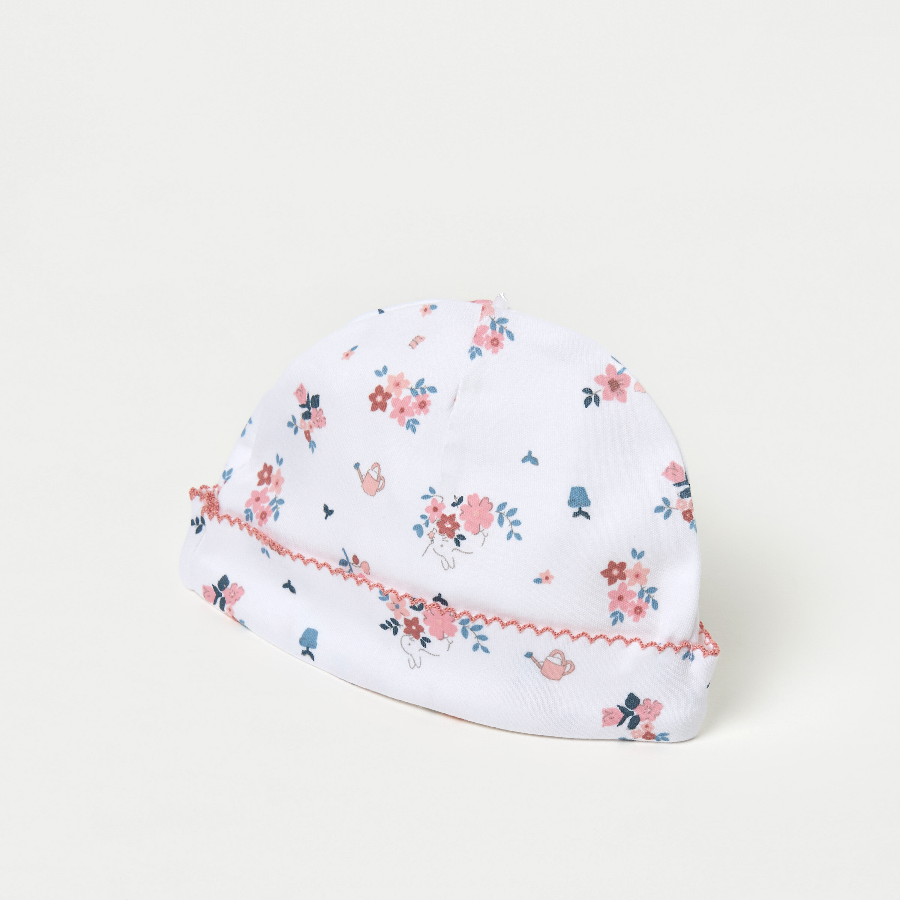 كاب بطبعات زهور من جونيورز - طقم من قطعتين-baby-girls-accessories-caps-image-3