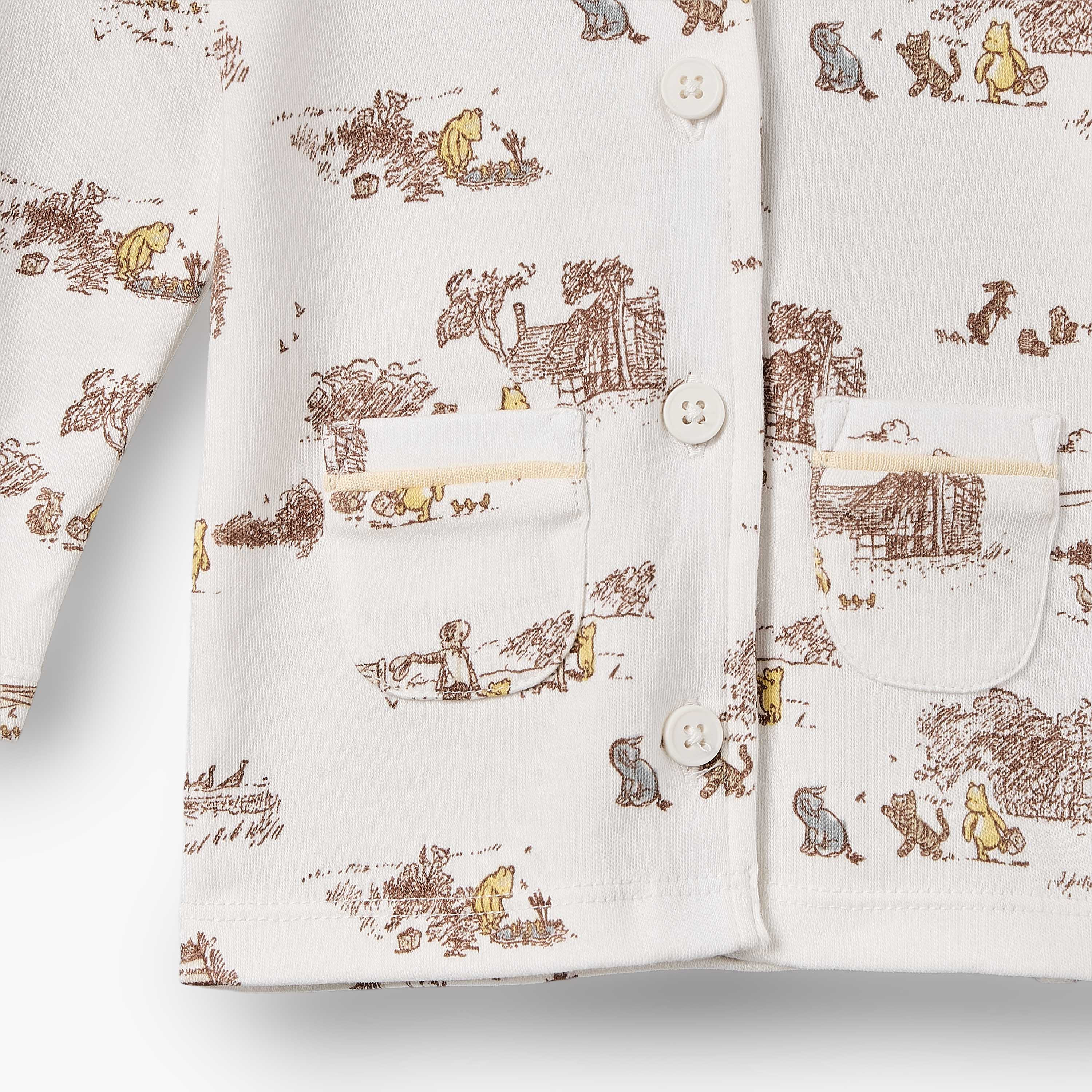 Disney Cotton Collared Long Sleeves Pyjama Set with Winnie the Pooh Print-baby-boys-clothing-nightwear-pyjamasets-image-6