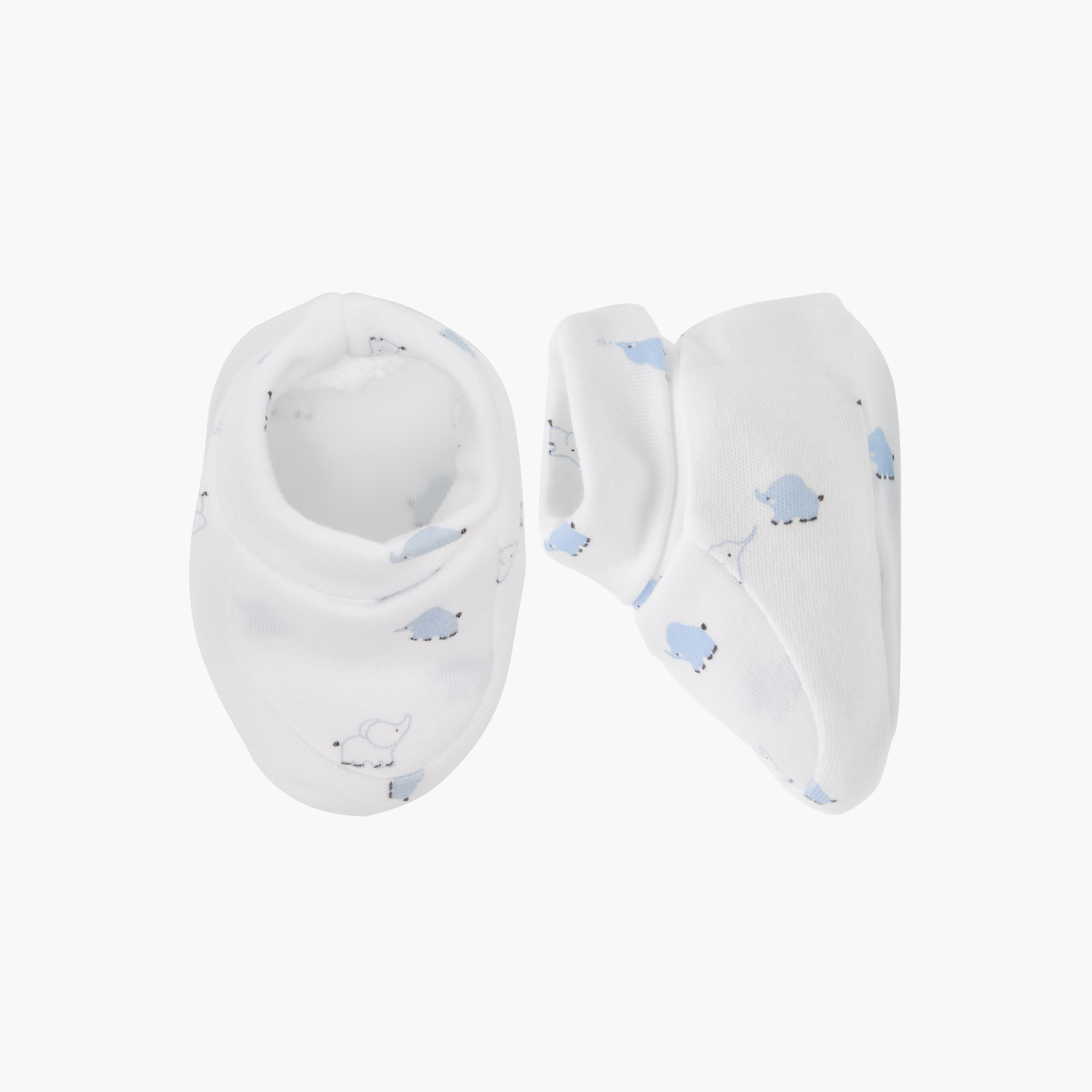 Juniors Printed Booties - Set of 2-baby-boys-shoes-booties-image-2