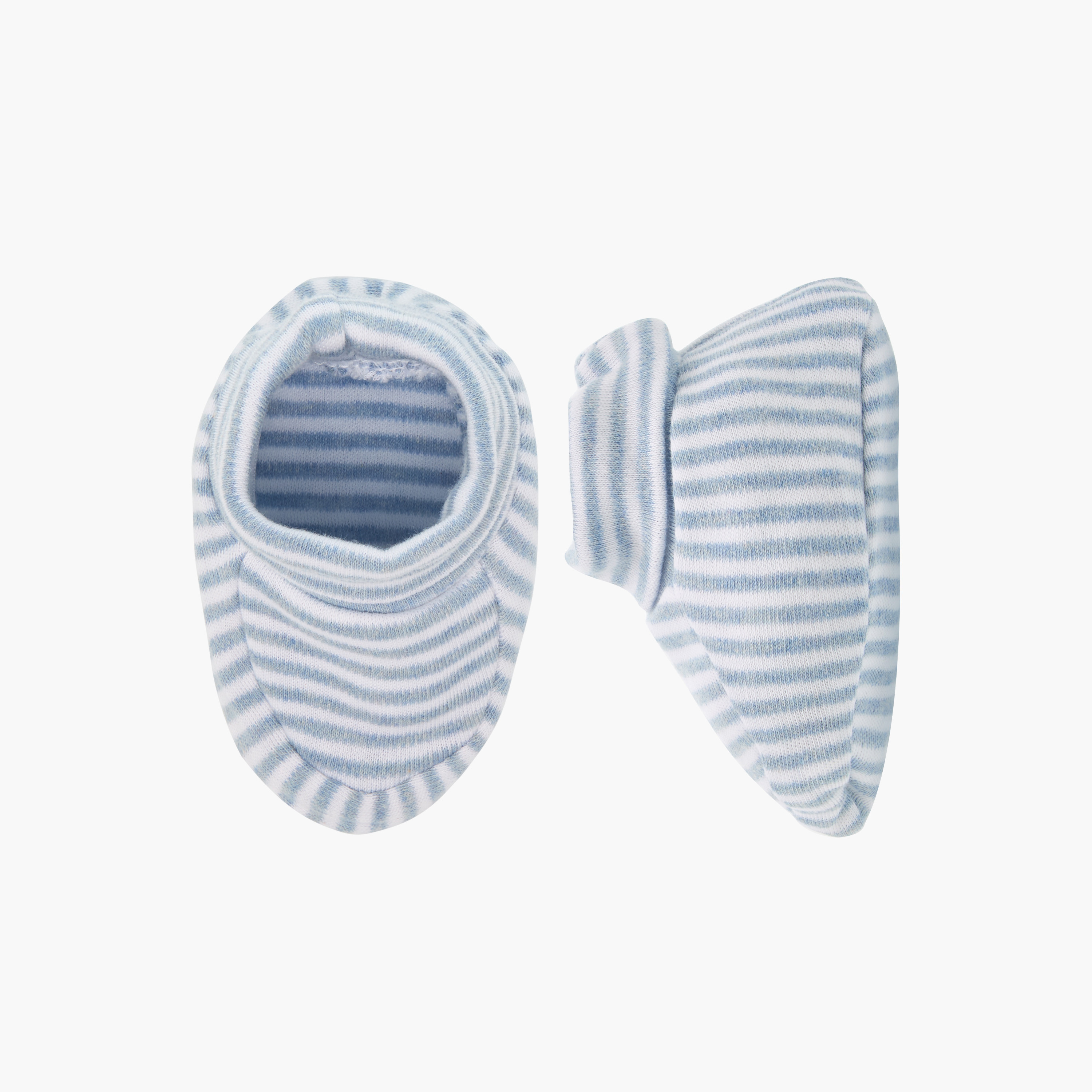 Juniors Printed Booties - Set of 2-baby-boys-shoes-booties-image-3