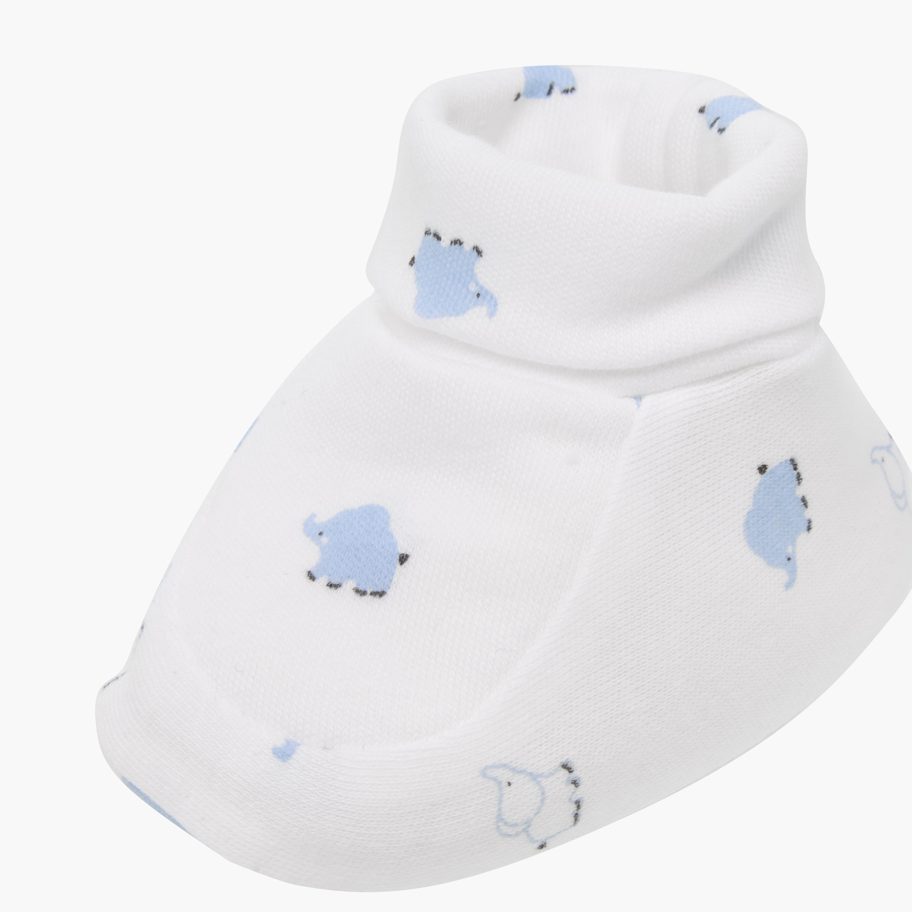 Juniors Printed Booties - Set of 2-baby-boys-shoes-booties-image-6