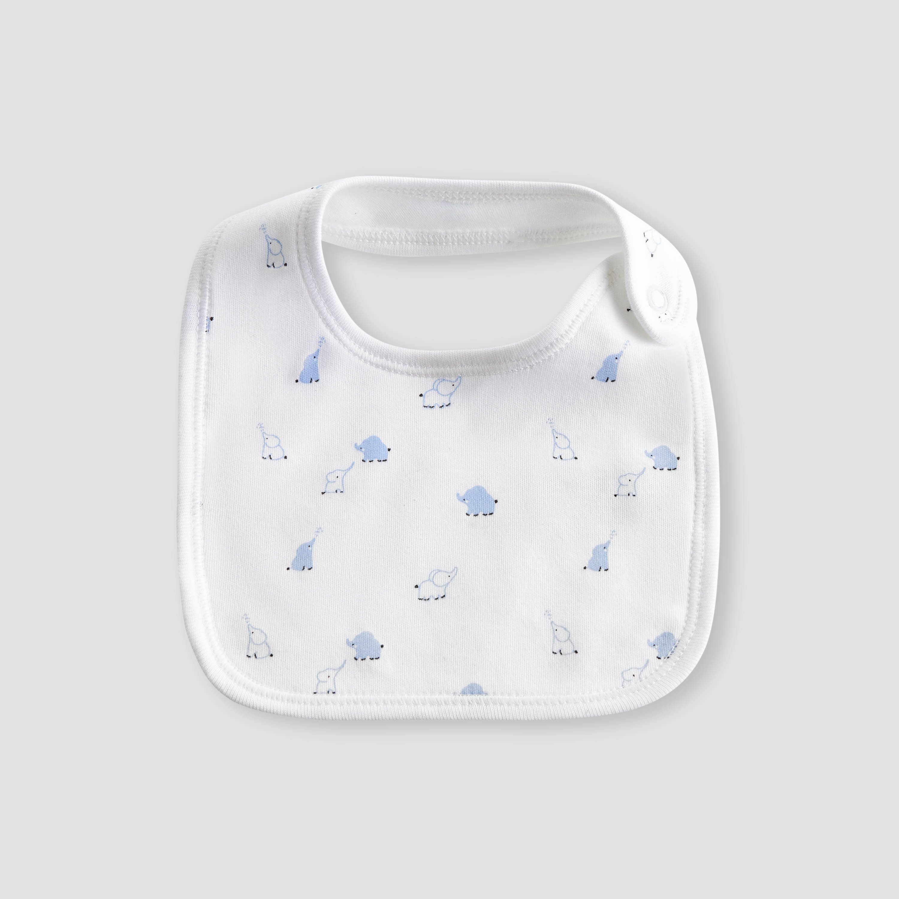 Juniors Assorted Bib with Button Closure - Set of 2-baby-feeding-bibs-image-2