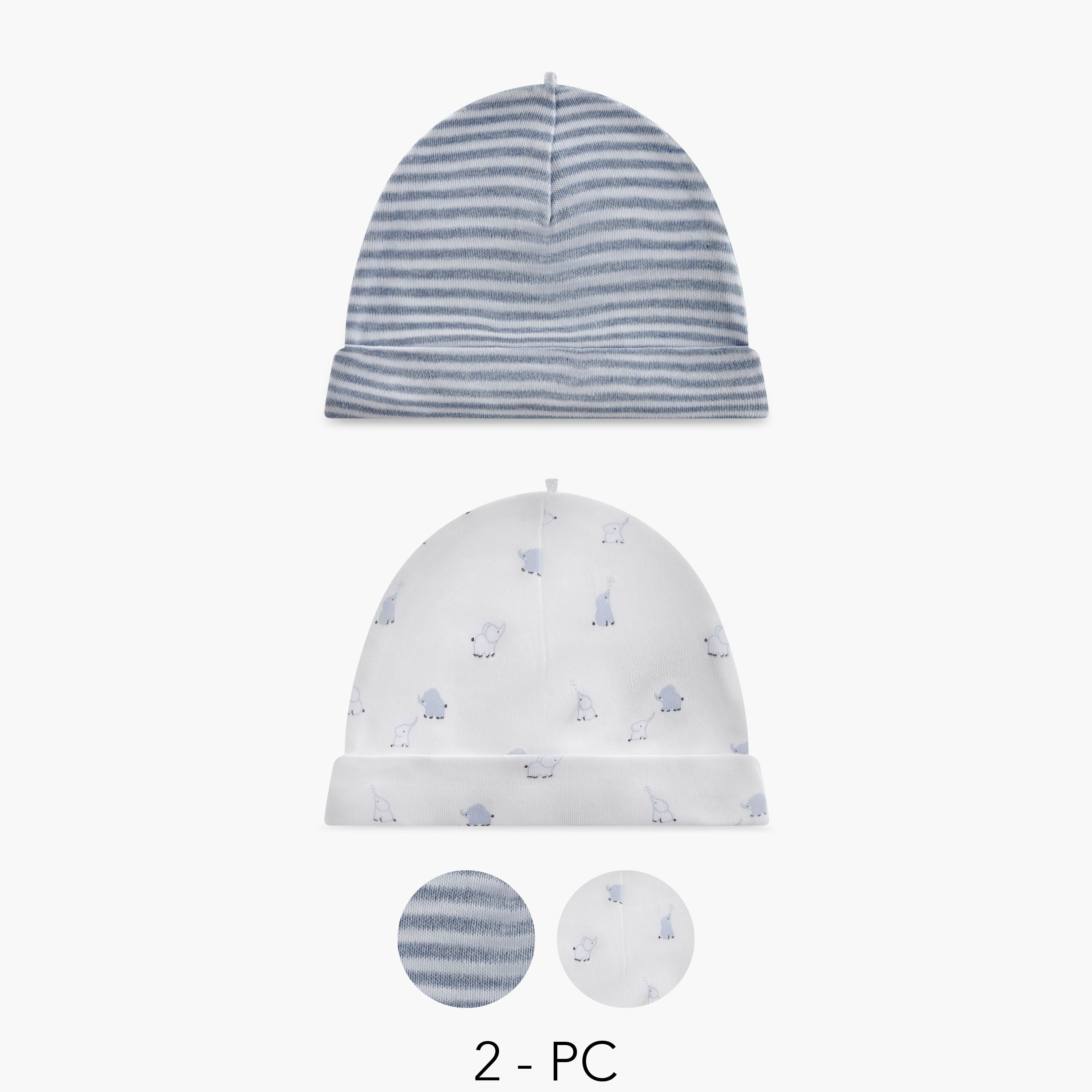 طقم قبعة صوف متنوعة من جونيورز - قطعتين-baby-boys-accessories-caps-image-1