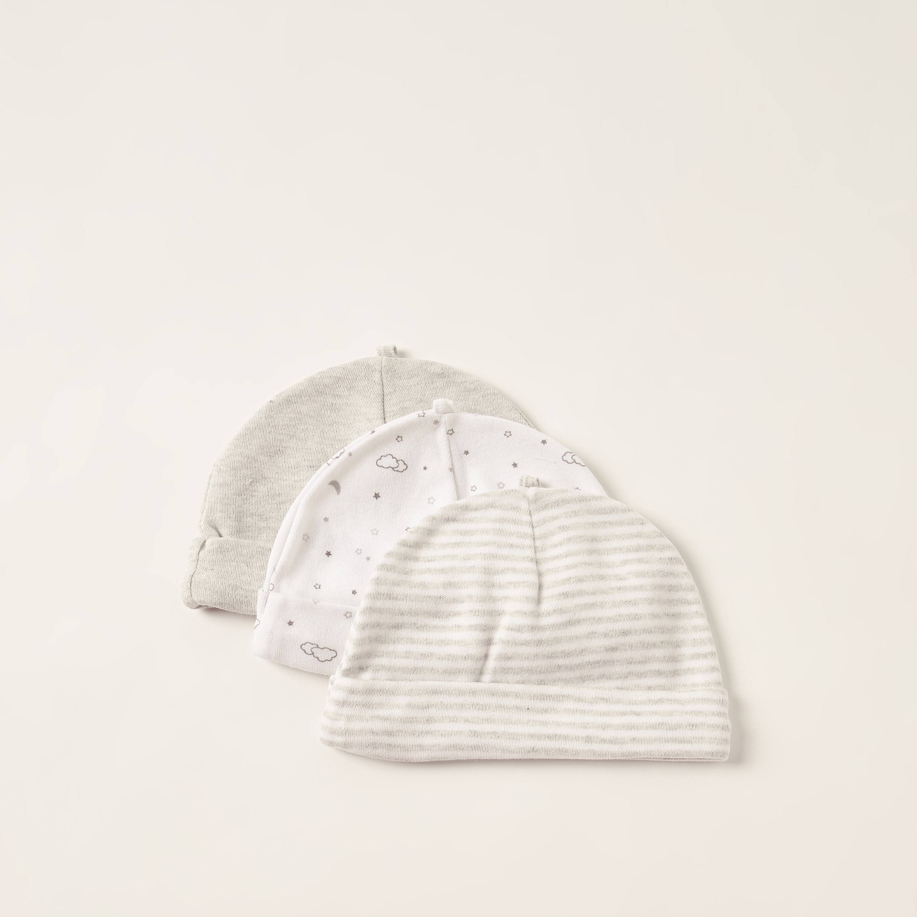Juniors Assorted Cap - Set of 3-baby-boys-accessories-caps-image-1