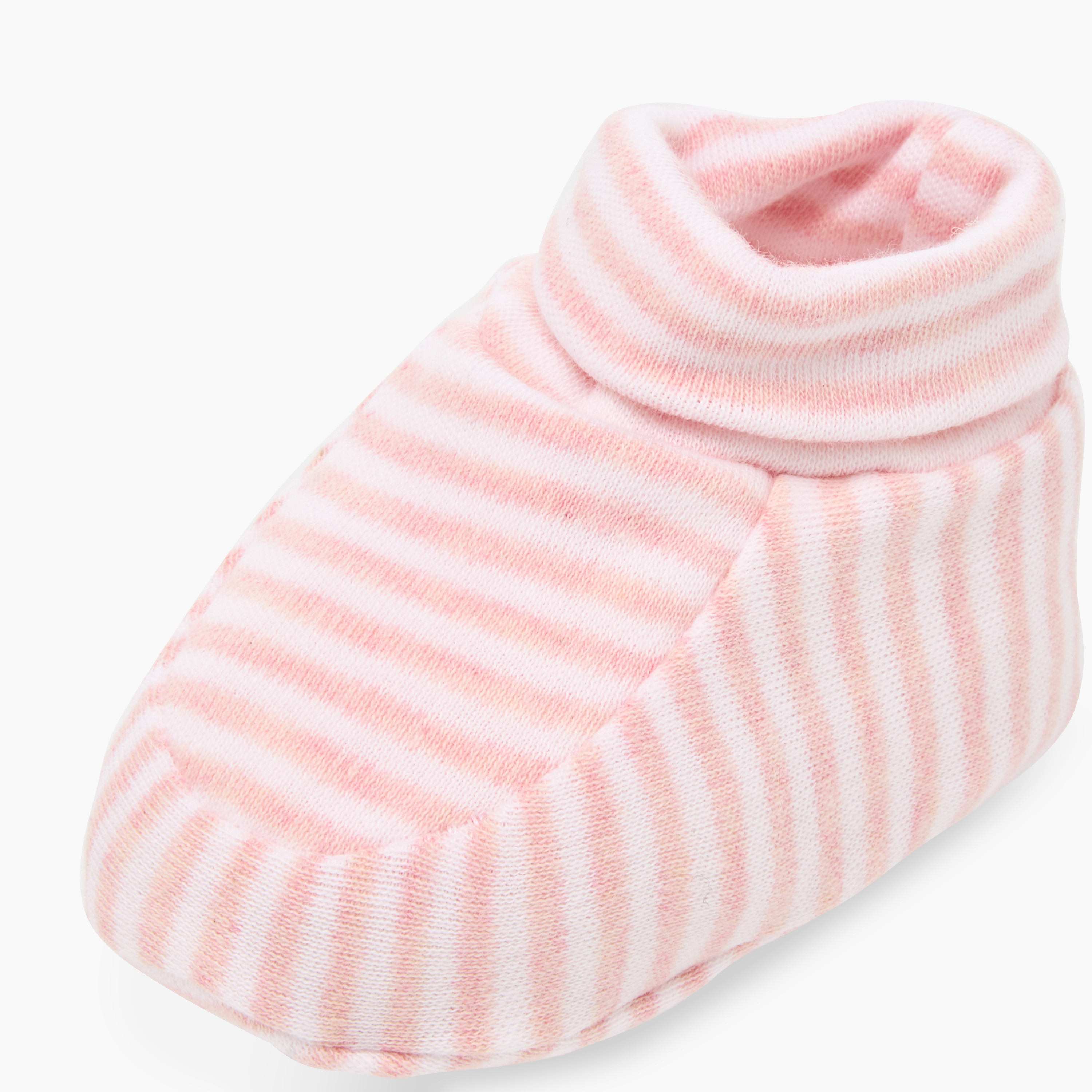 Juniors Printed Booties - Set of 2-baby-girls-shoes-booties-image-8