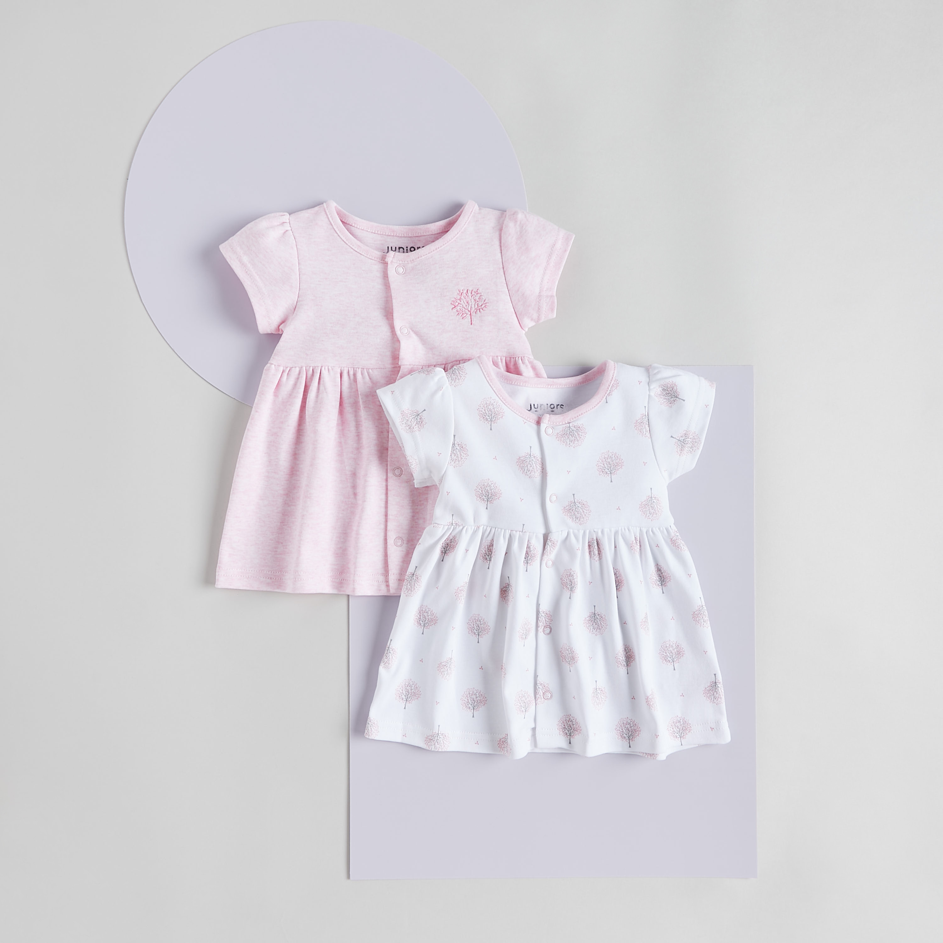 Juniors Printed A-line Dress - Set of 2-baby-girls-clothing-dressesandjumpsuits-image-1