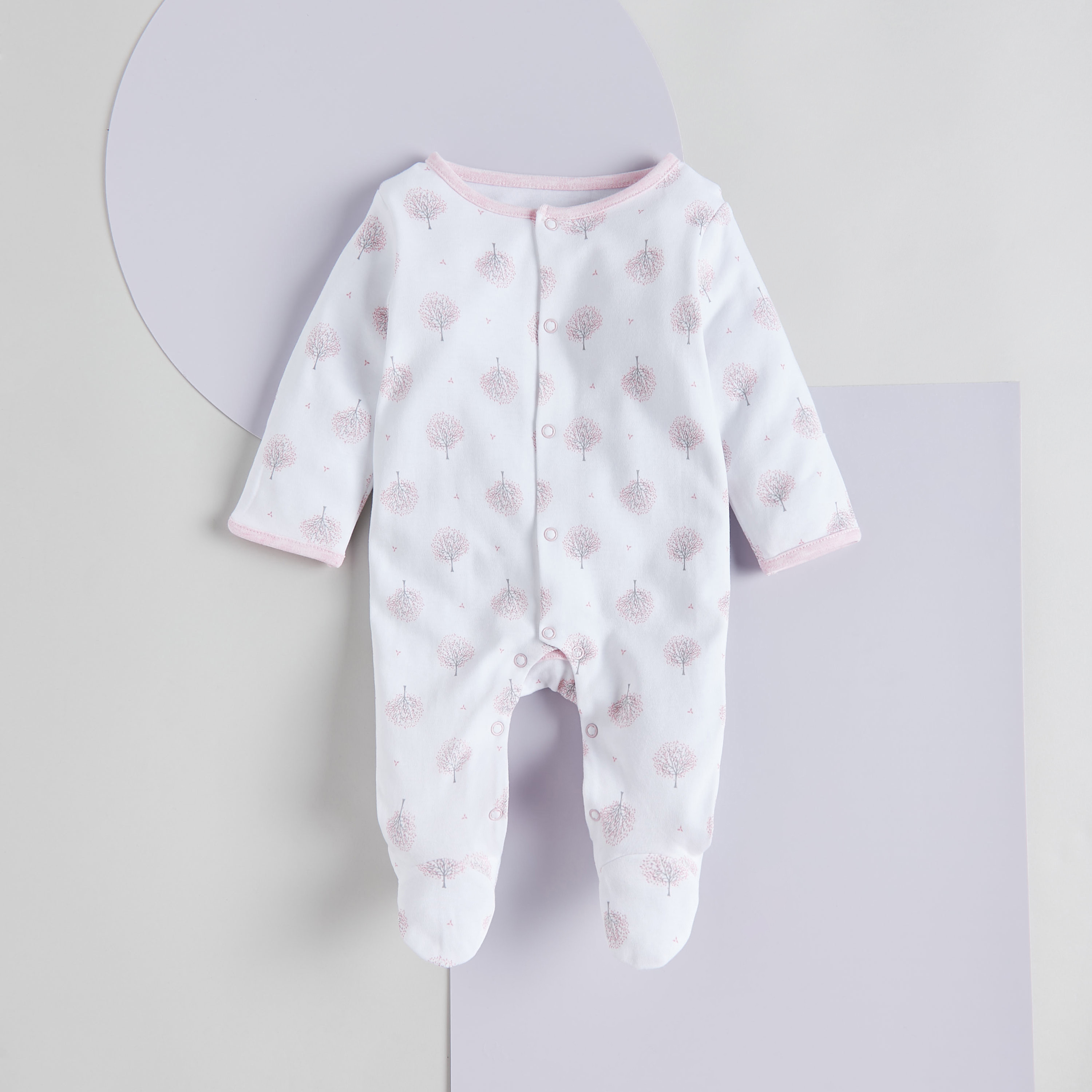 بدلات نوم مغلقة القدمين بطبعات من جونيورز - طقم من قطعتين-baby-girls-clothing-nightwear-sleepsuits-image-2