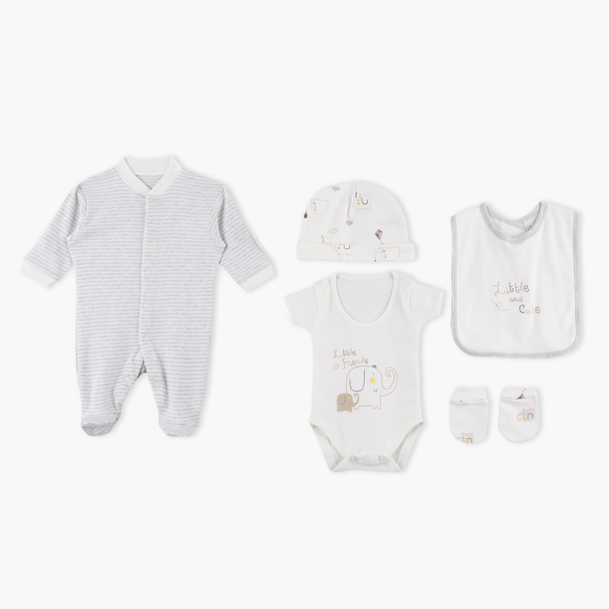 طقم ملابس 5 قطع بطبعات من جونيورز-baby-boys-clothing-setsandcoords-image-1