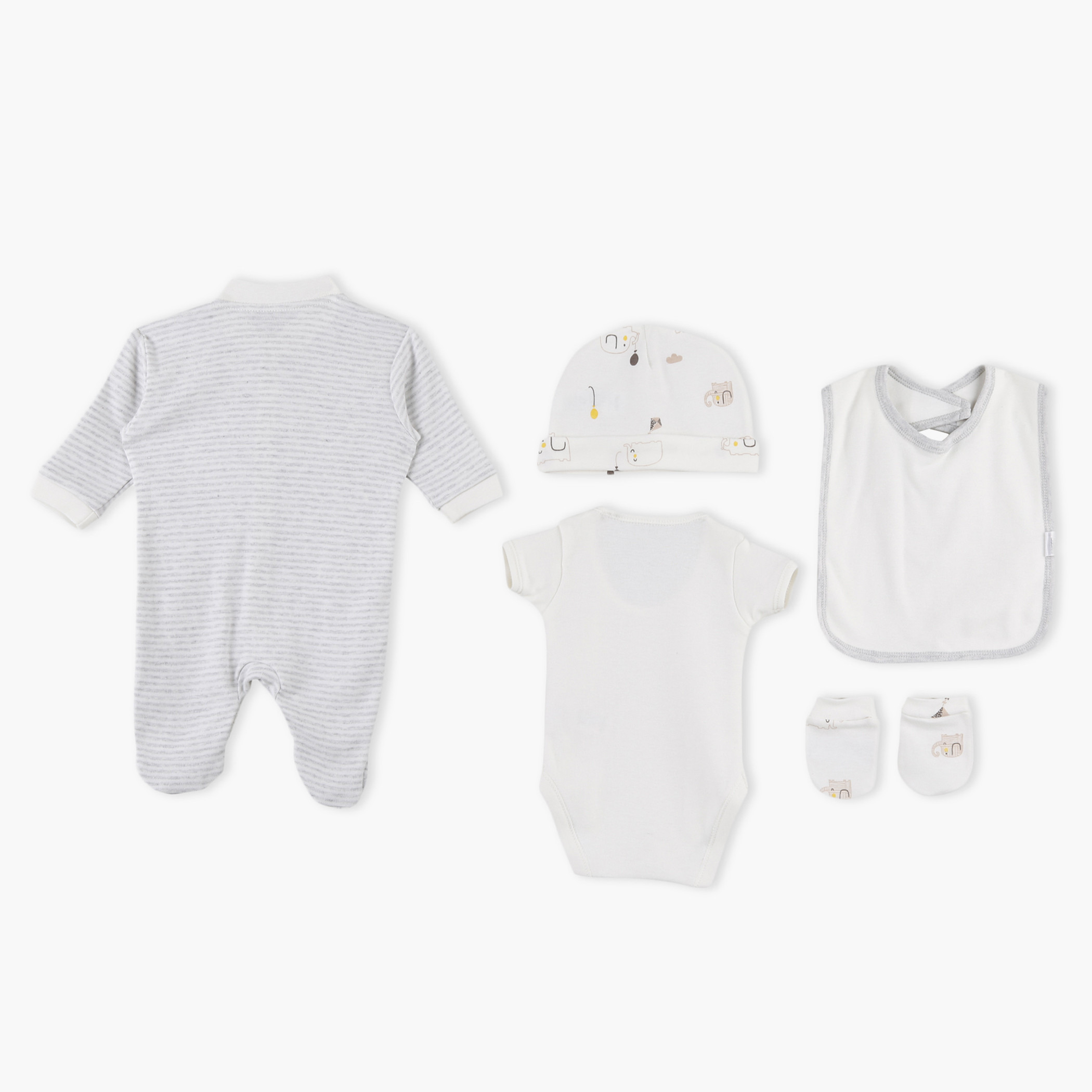 طقم ملابس 5 قطع بطبعات من جونيورز-baby-boys-clothing-setsandcoords-image-2