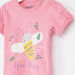 Juniors Printed Round Neck T-shirt with Shorts-Pyjama Sets-thumbnail-2