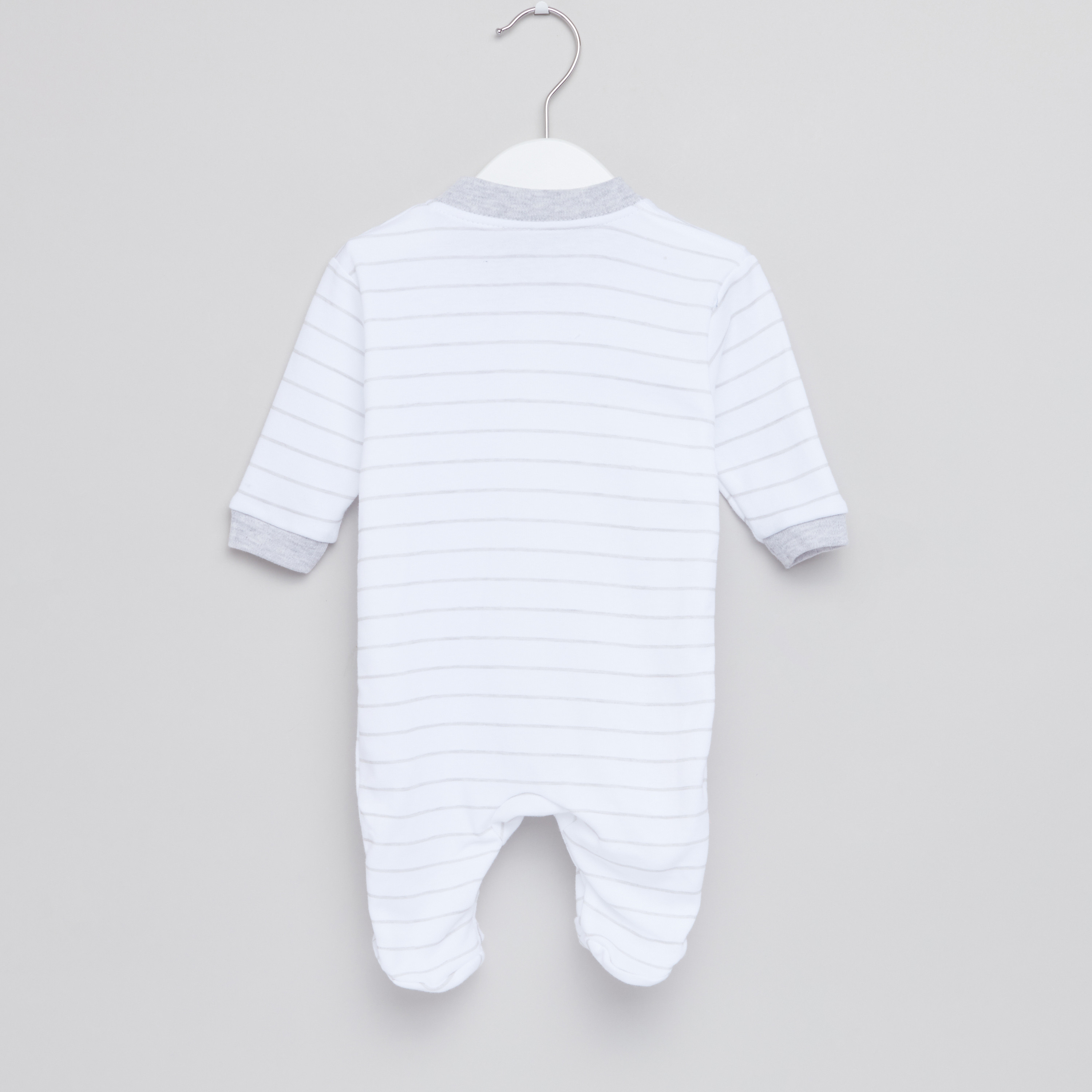 Juniors Printed Closed Feet Sleepsuit - Set of 3-baby-boys-clothing-nightwear-sleepsuits-image-4