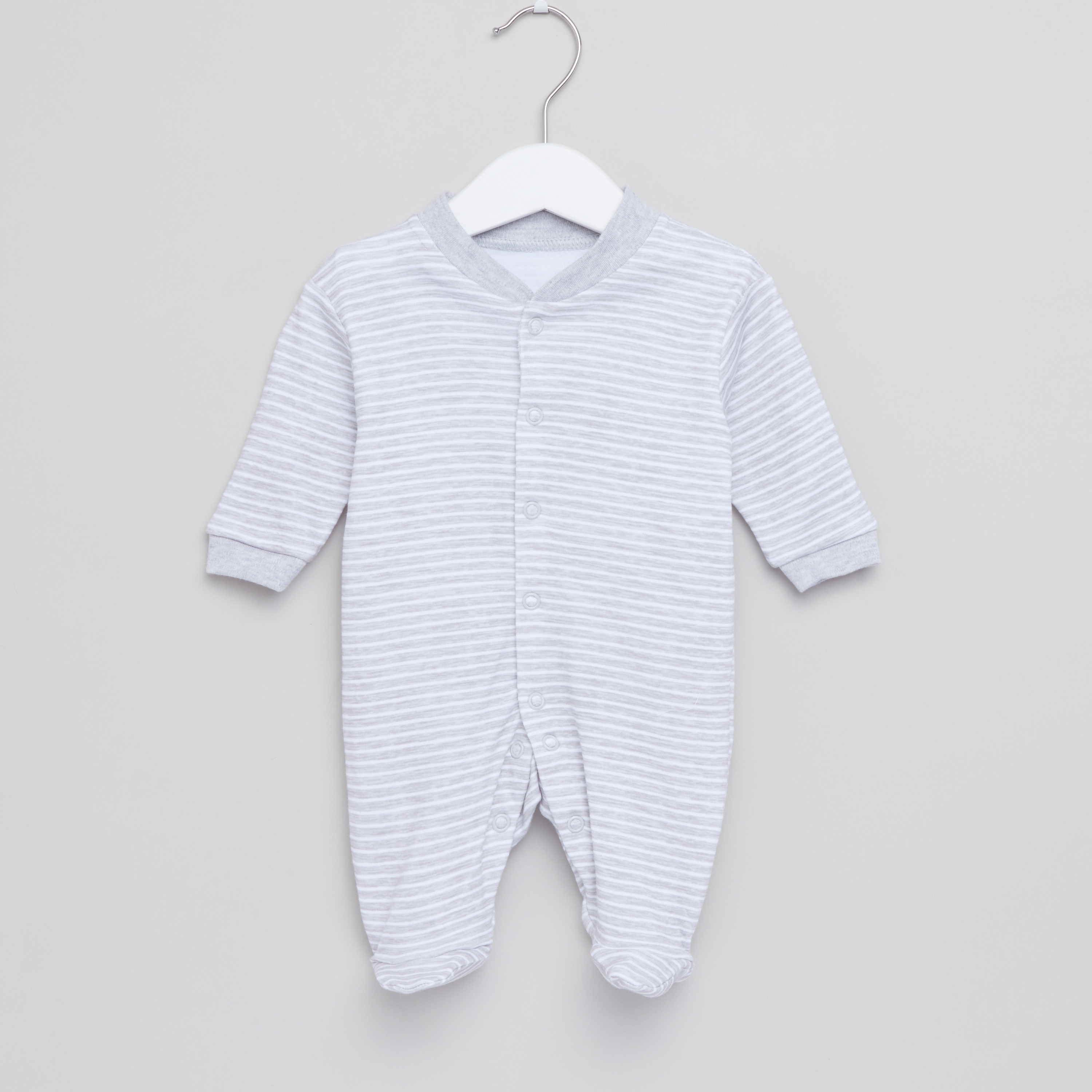 Juniors Printed Closed Feet Sleepsuit - Set of 3-baby-boys-clothing-nightwear-sleepsuits-image-5