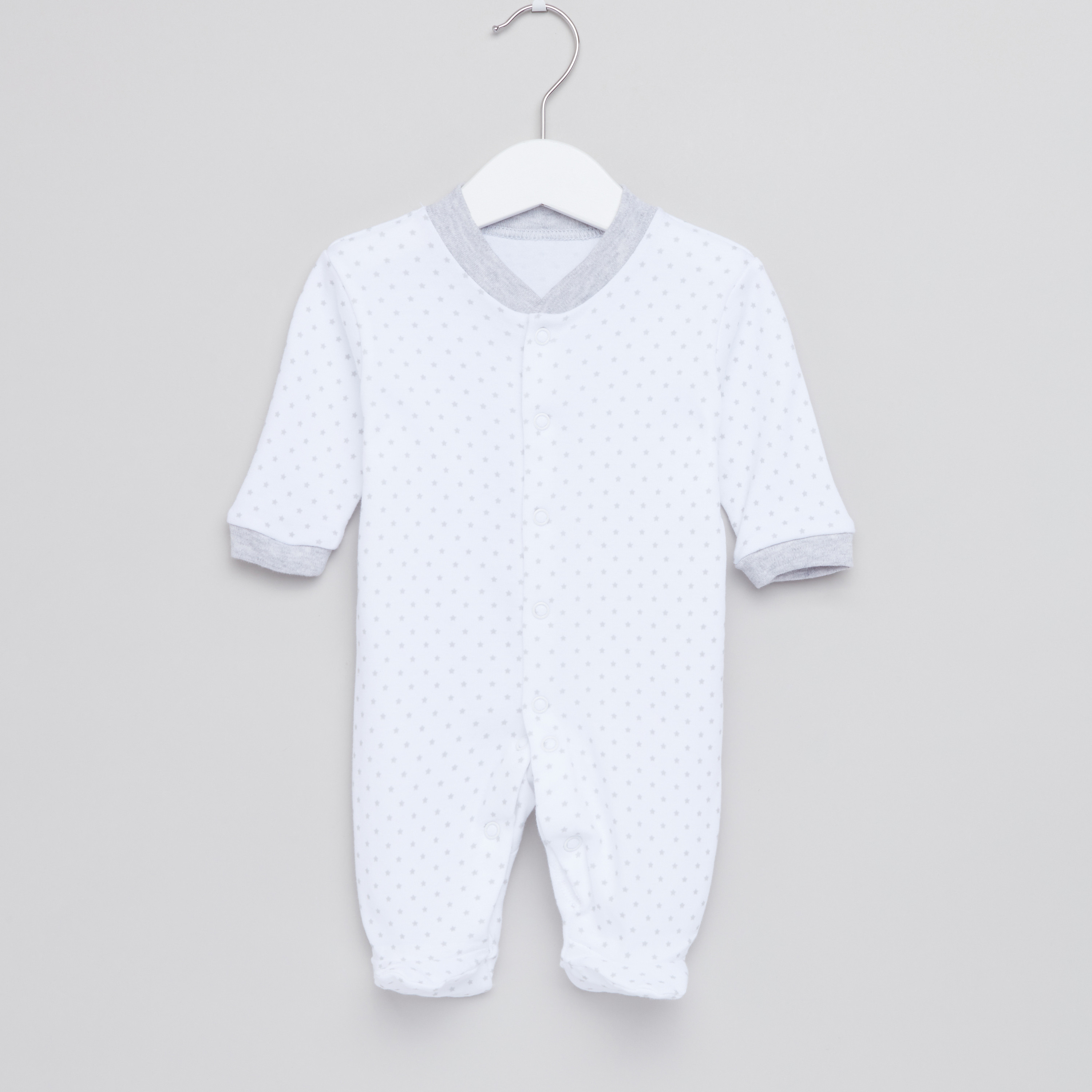 Juniors Printed Closed Feet Sleepsuit - Set of 3-baby-boys-clothing-nightwear-sleepsuits-image-7
