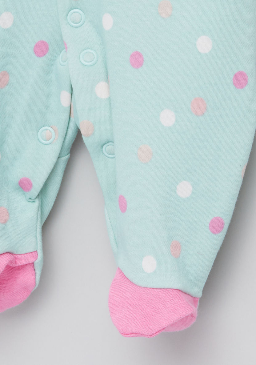 Juniors Printed Closed Feet Sleepsuit - Set of 3-Sleepsuits-image-2