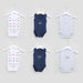 Juniors Printed Sleeveless Bodysuit - Set of 7-Bodysuits-thumbnail-0