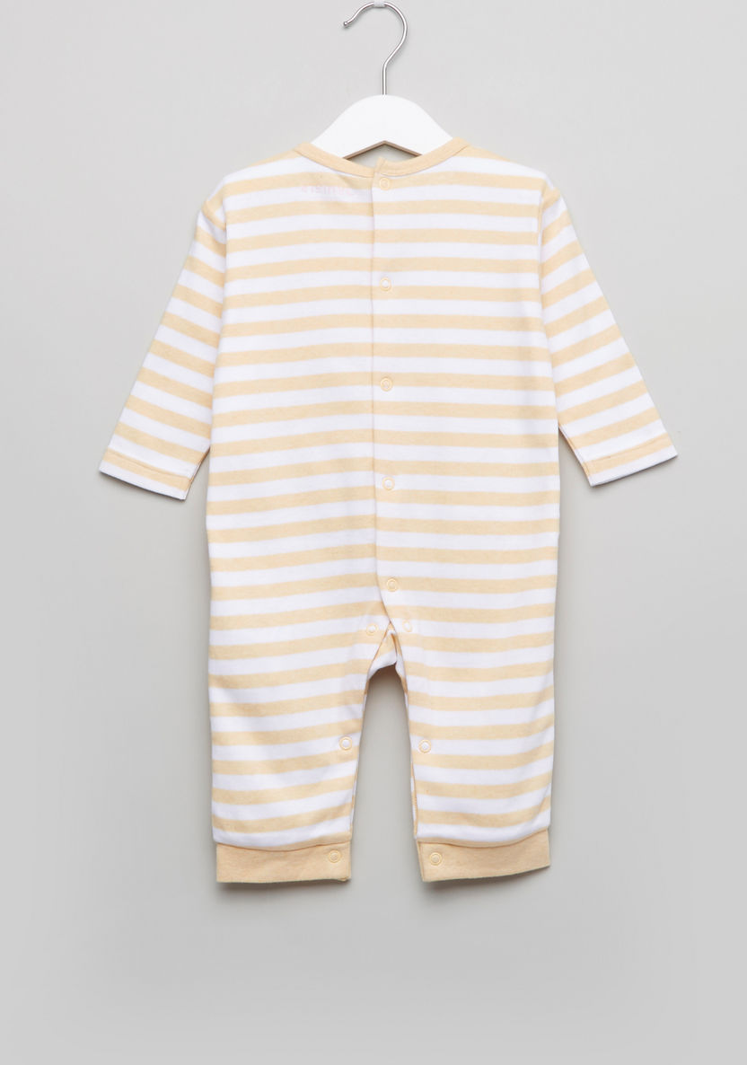 Juniors Striped Open Feet Sleepsuit-Sleepsuits-image-2