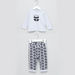 Juniors Printed T-shirt and Drawstring Pyjama Set-Pyjama Sets-thumbnail-0