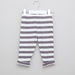 Juniors Printed T-shirt and Striped Pyjama Set-Sleepsuits-thumbnail-3