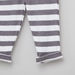 Juniors Printed T-shirt and Striped Pyjama Set-Sleepsuits-thumbnail-4