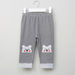 Juniors Printed T-shirt and Pyjama Set with Applique Detail-Pyjama Sets-thumbnail-2