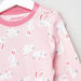 Juniors Rabbit Printed T-shirt and Pyjama Set-Pyjama Sets-thumbnail-2
