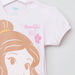 Belle Printed T-shirt with Shorts-Pyjama Sets-thumbnail-2