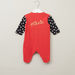 Disney Minnie Mouse Print Sleepsuit with Long Sleeves-Sleepsuits-thumbnail-2