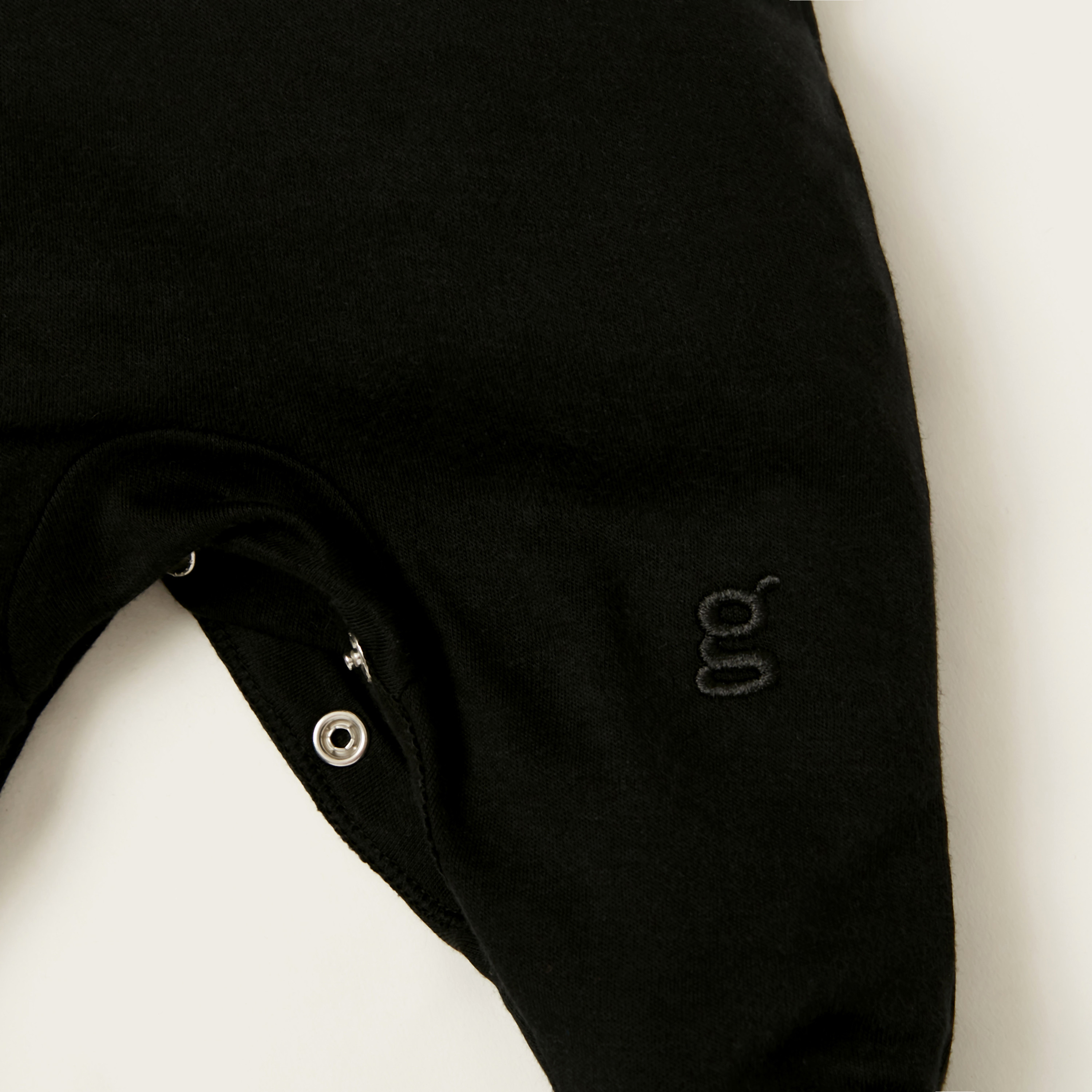 Giggles Textured Closed Feet Sleepsuit with Press Button Closure-baby-boys-clothing-nightwear-sleepsuits-image-3