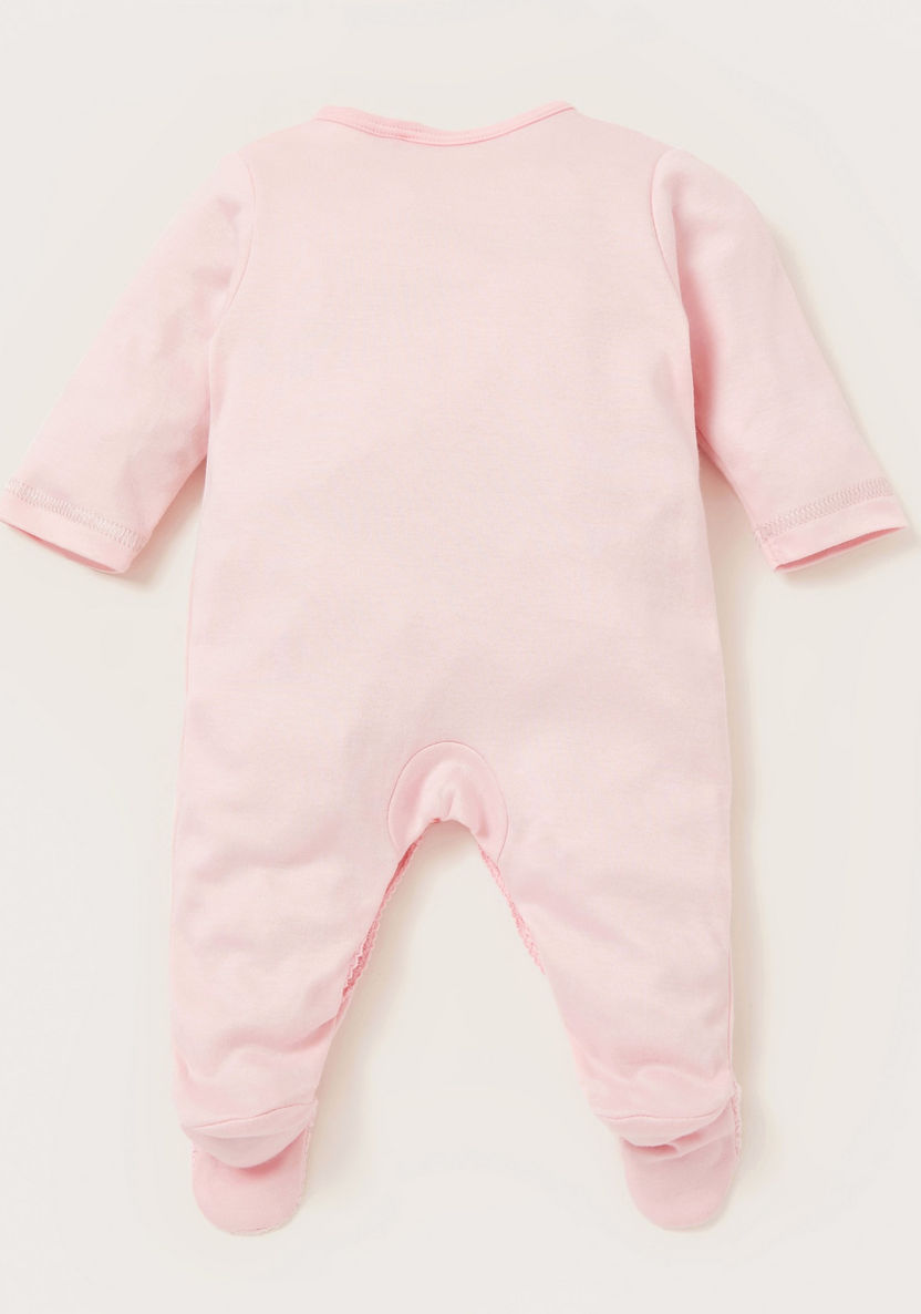 Giggles Lace Detail Closed Feet Sleepsuit with Long Sleeves-Sleepsuits-image-3